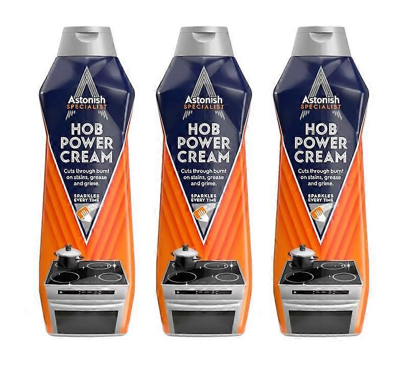 Astonish Specialist Hob Power Cream 500ml (3 Pack)