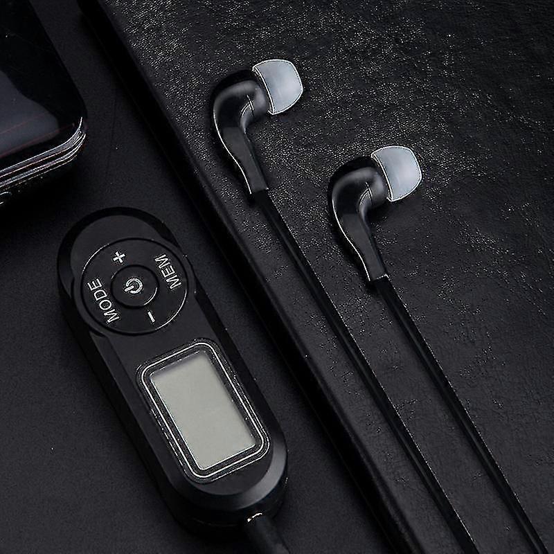 Persönliches FM Walkman Radio, Mini Digital Tuning Tragbares Radio mit Kopfhörer LCD-Display