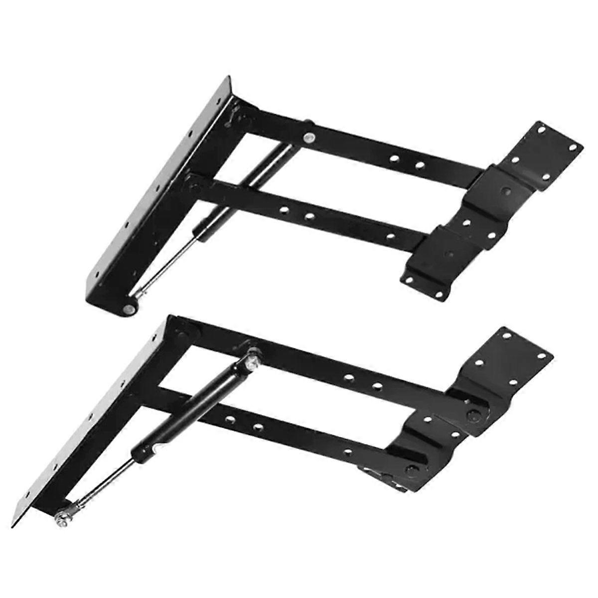 2PCS Coffee Table Multi-Functional Desktop Folding Lifter Hydraulic Air Support Lifting Rod Folding