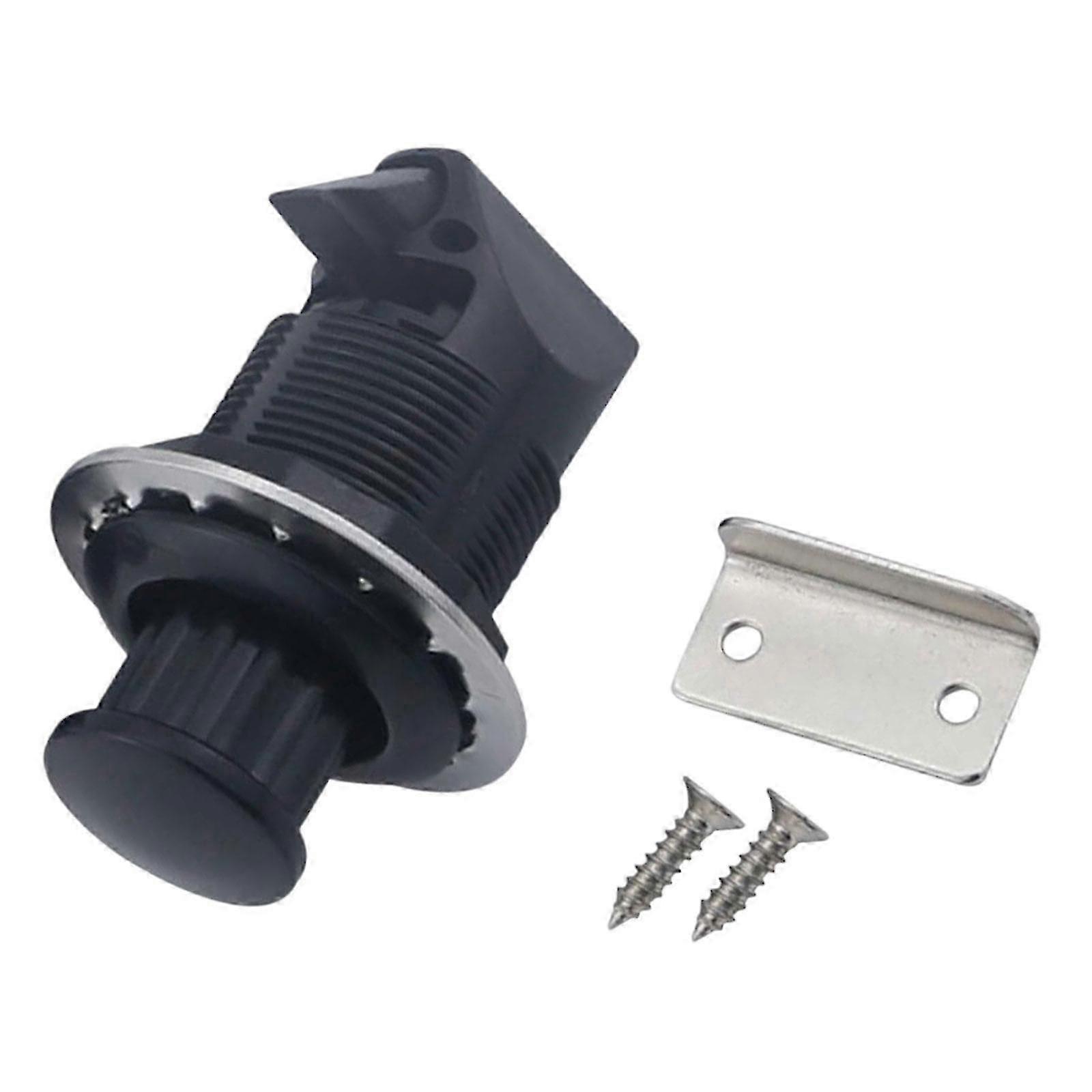 RV Pops Out Turn to Open Knob Latch Accessories Simple Installation Universal Chrome