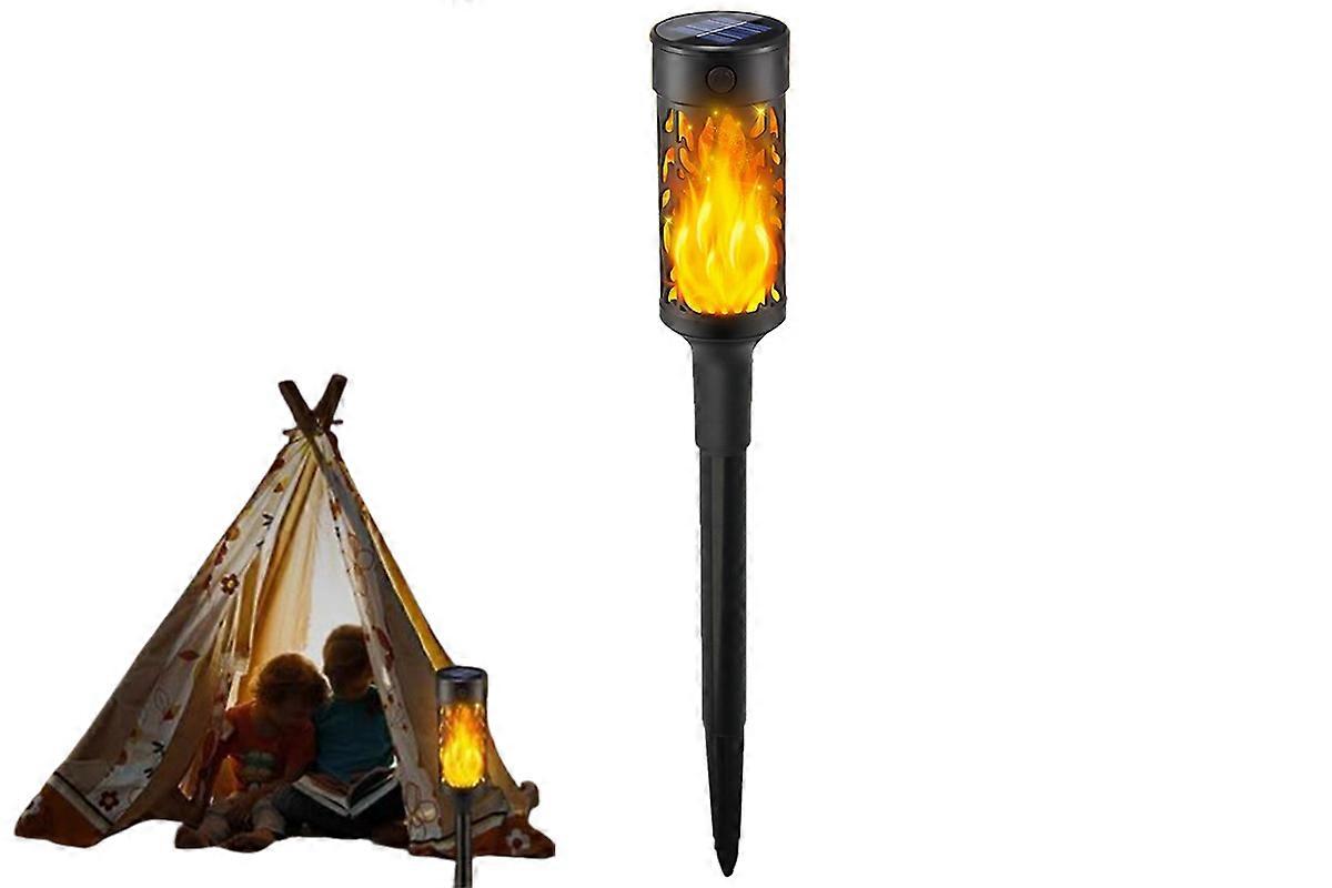 Solar LED Tiki Torch With Flickering Flame Solar Outdoor Light