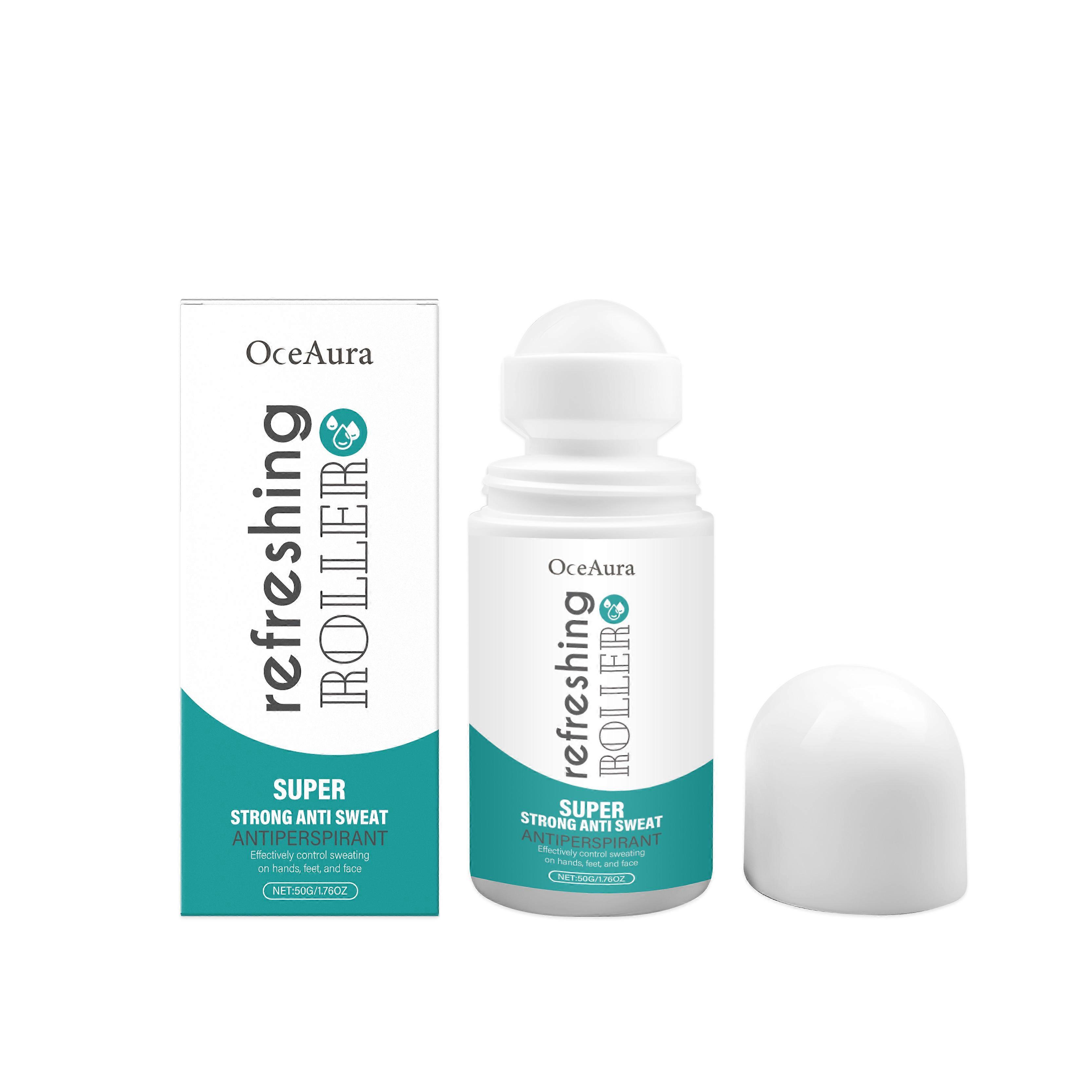 Oceaura Body Care Ball Mild Deodorant Summer Refreshing Non-Sticky Easy To Apply Portable Pack