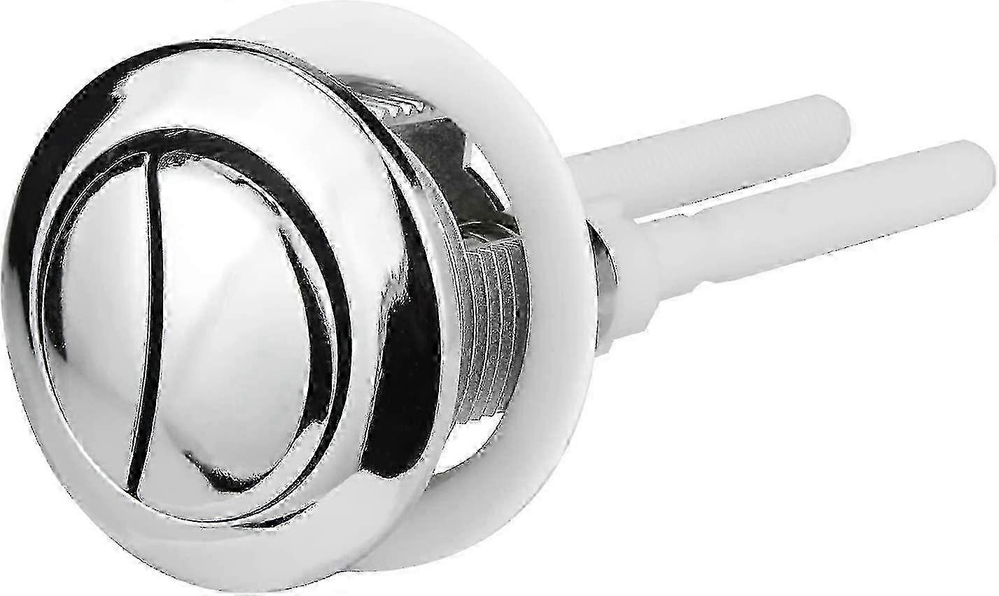 Toilet Push Button Flush Replacement, Dual Toilet Flush Button Round Head Toilet Flush Button Replacement Accessories For Bathroom Toilet Water