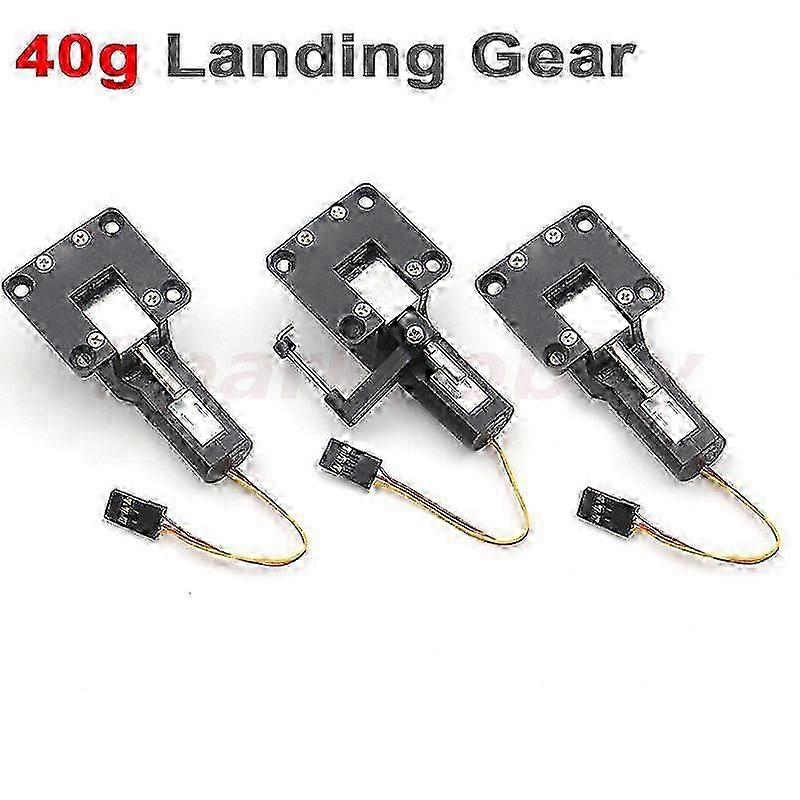 Sparkhobby 3.5KG 40g Servoless Electric Retractable Landing Gear with steering with JR Plug for RC Fixed-wing airplane DIY parts
