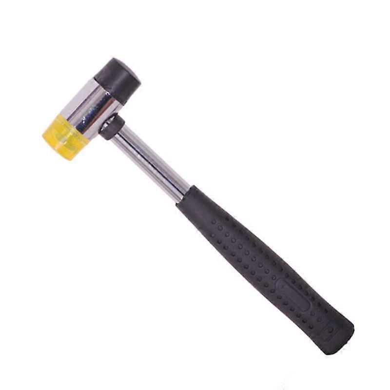 Jewellery Tool, Installable Two Way Rubber Steel Handle Hammers for Jewellery Making, Platinum1PC