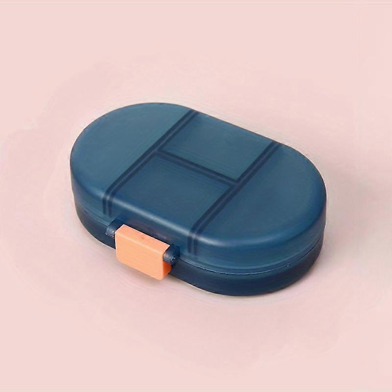1pc Portable 8-Compartment Sealed Pillbox Moisture-Proof One Week Pill Box Mini Packaging Storage Case
