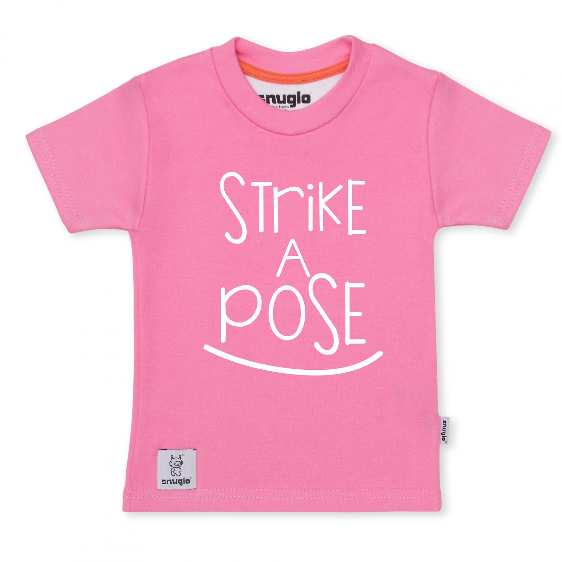 Strike A Pose Pink Kids T Shirt
