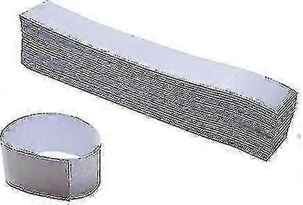 300 λευκές αυτοκόλλητες ζώνες χρήματος Kraft, ιμάντες νομισμάτων για τραπεζογραμμάτια Πακέτο των 300