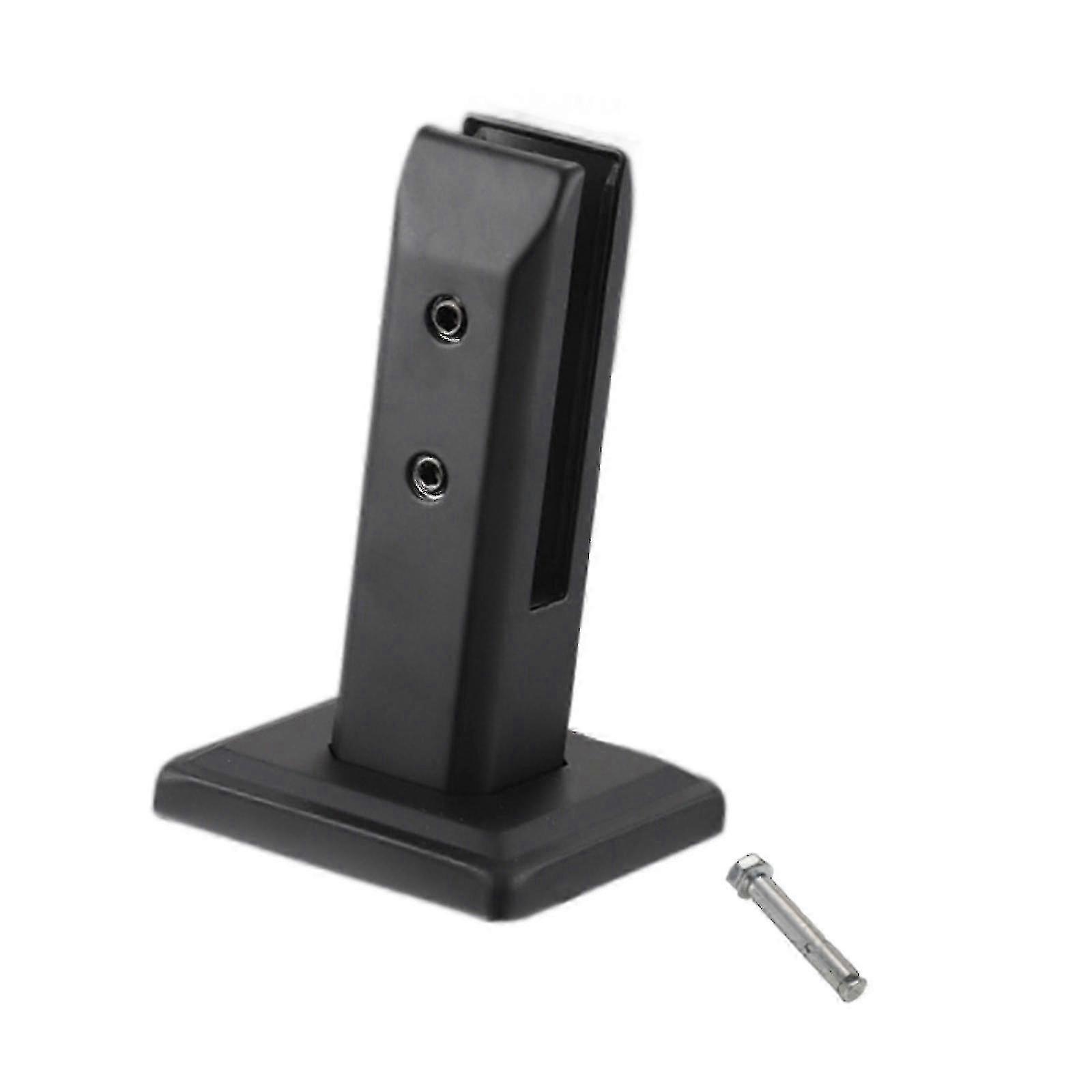 Square Glass Rail Clamp and Clip for Deck and Staircase Railings