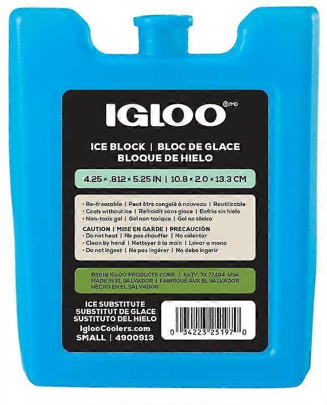 Igloo Maxcold Small Ice Freeze Block With Ultratherm Gel, Blue, 1 Ea