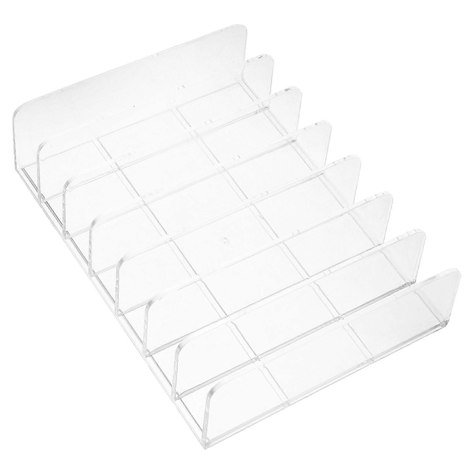 Plastic Clear Makeup Organizer for Storage with Stylish Minimalist Appearance