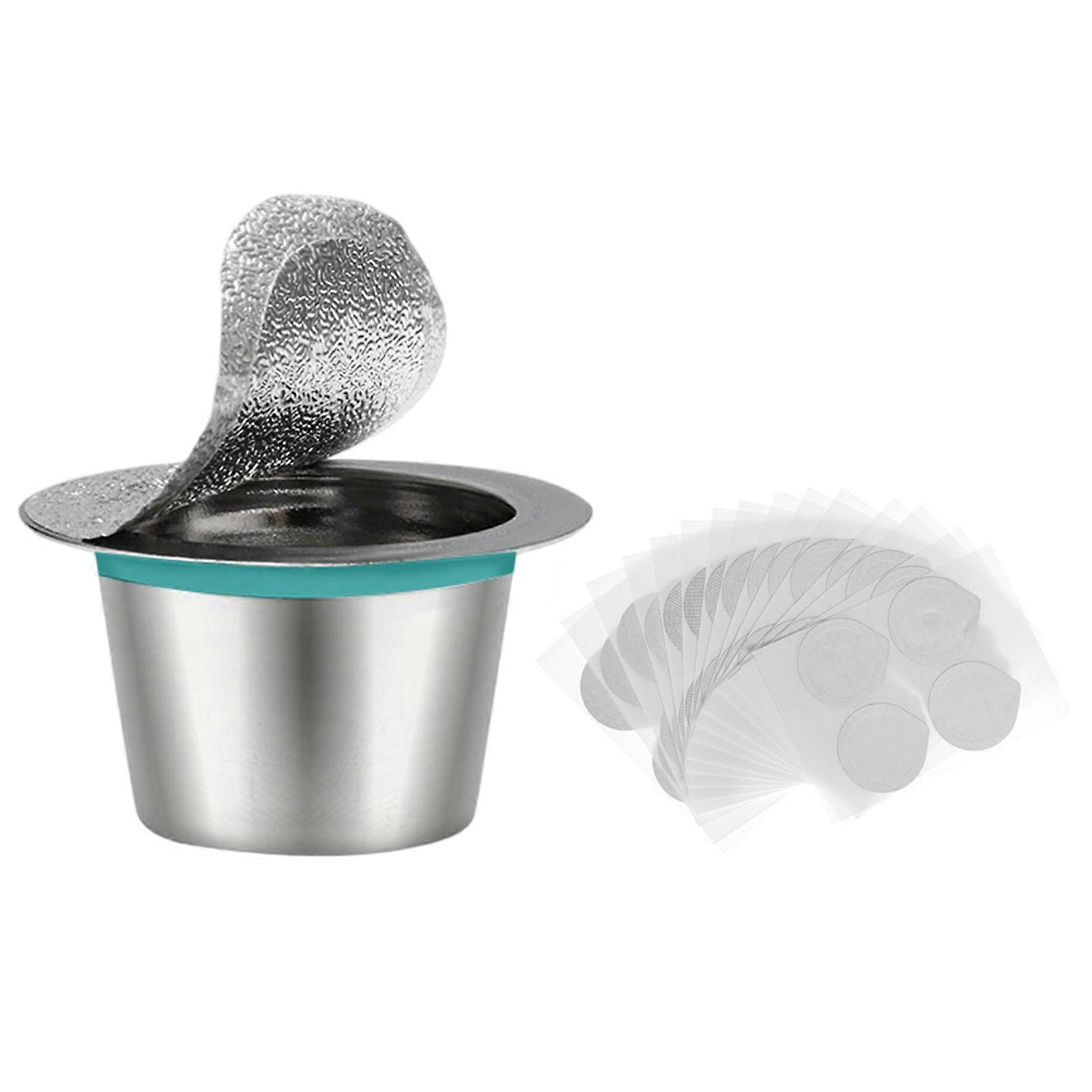 Coffee Capsules Shell Seal Film High Temperature Resistant Stainless Steel Texture Suitable for Espresso Concentrate Multicolor