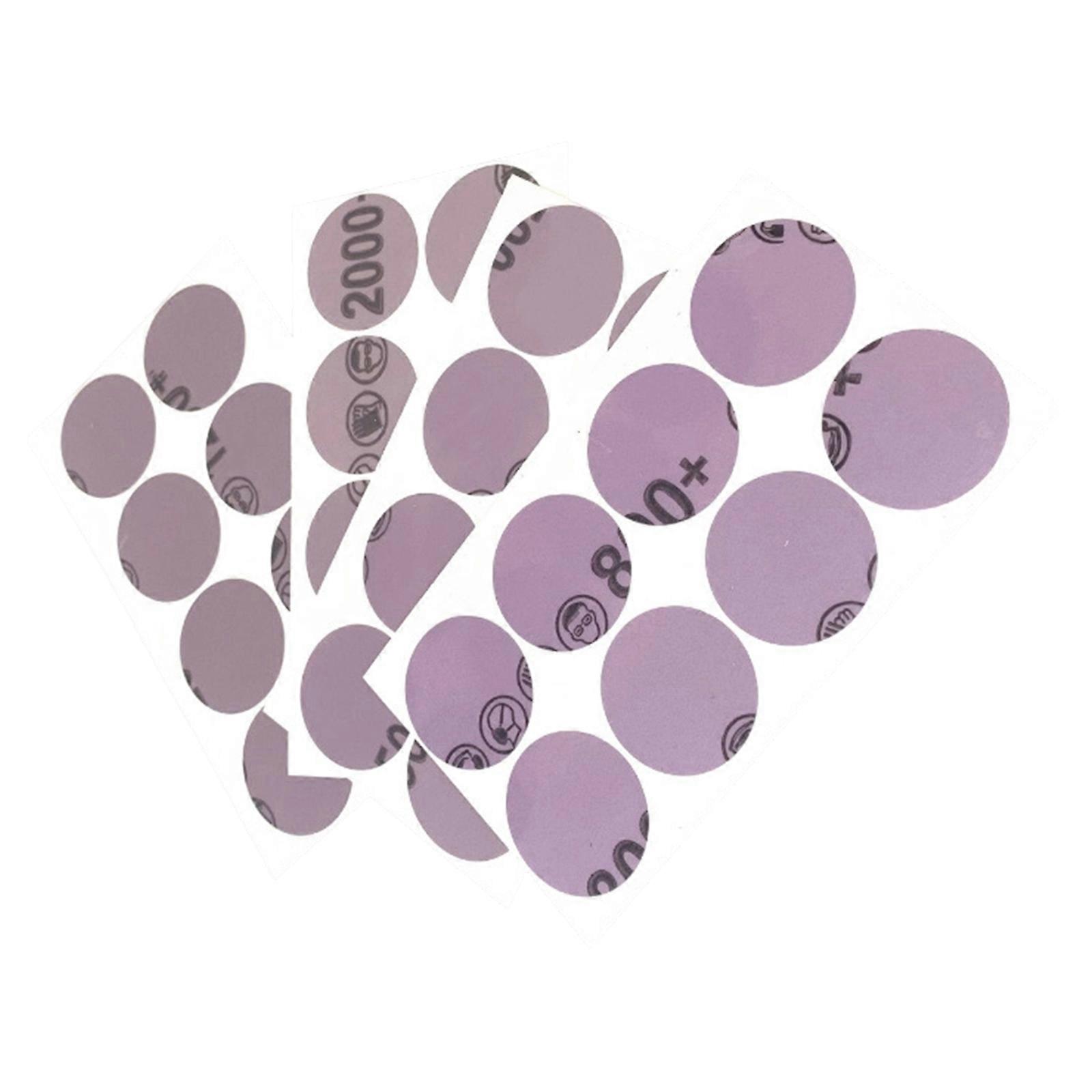 Auto Detailing Abrasive Discs Round Magnetic Sanding Sheets with Aluminum Oxide Grit Multiple Model for Surfaces Refinishing Multicolor