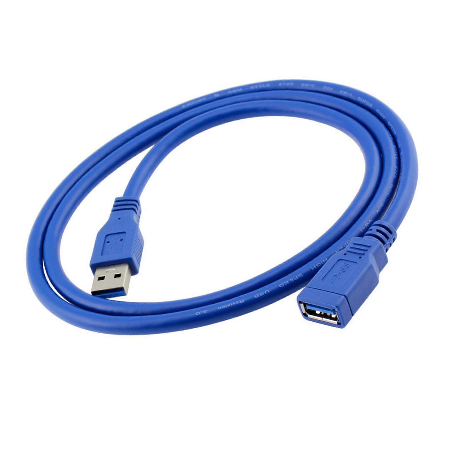 30/50cm USB 3.0 Extender Cable Fast Speed 5Gbps Data Sync Male to Female Connector for Computer Peripherals Multicolor