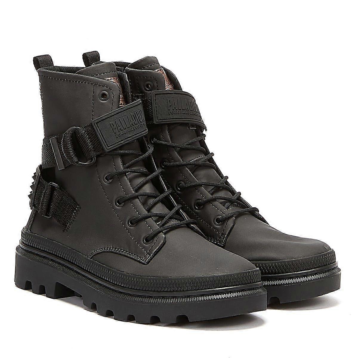 Palladium Pallatrooper Rock TX Womens Black Boots