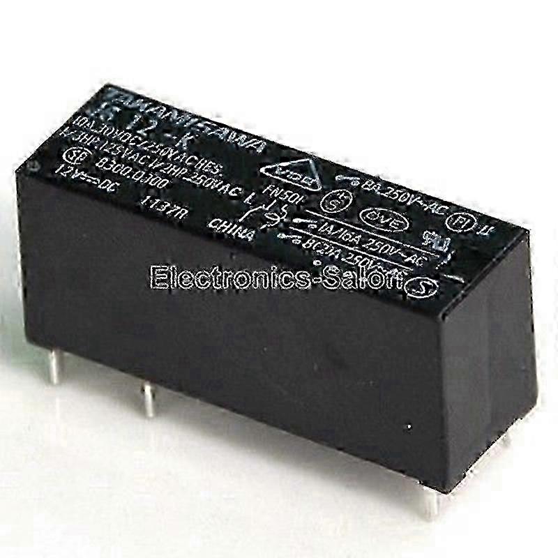 TAKAMISAWA JS12-K 12VDC 8 Amp SPDT Power Relays x2