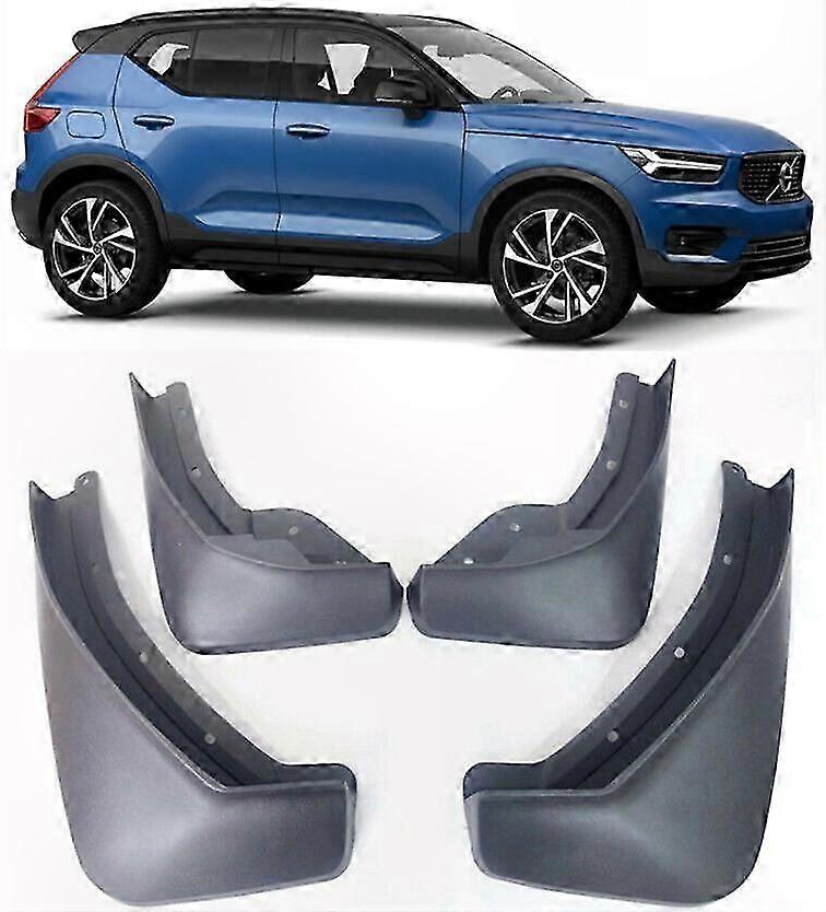 Front & Rear Molded Splash Guards Mud Flaps for 2017-2024  XC40