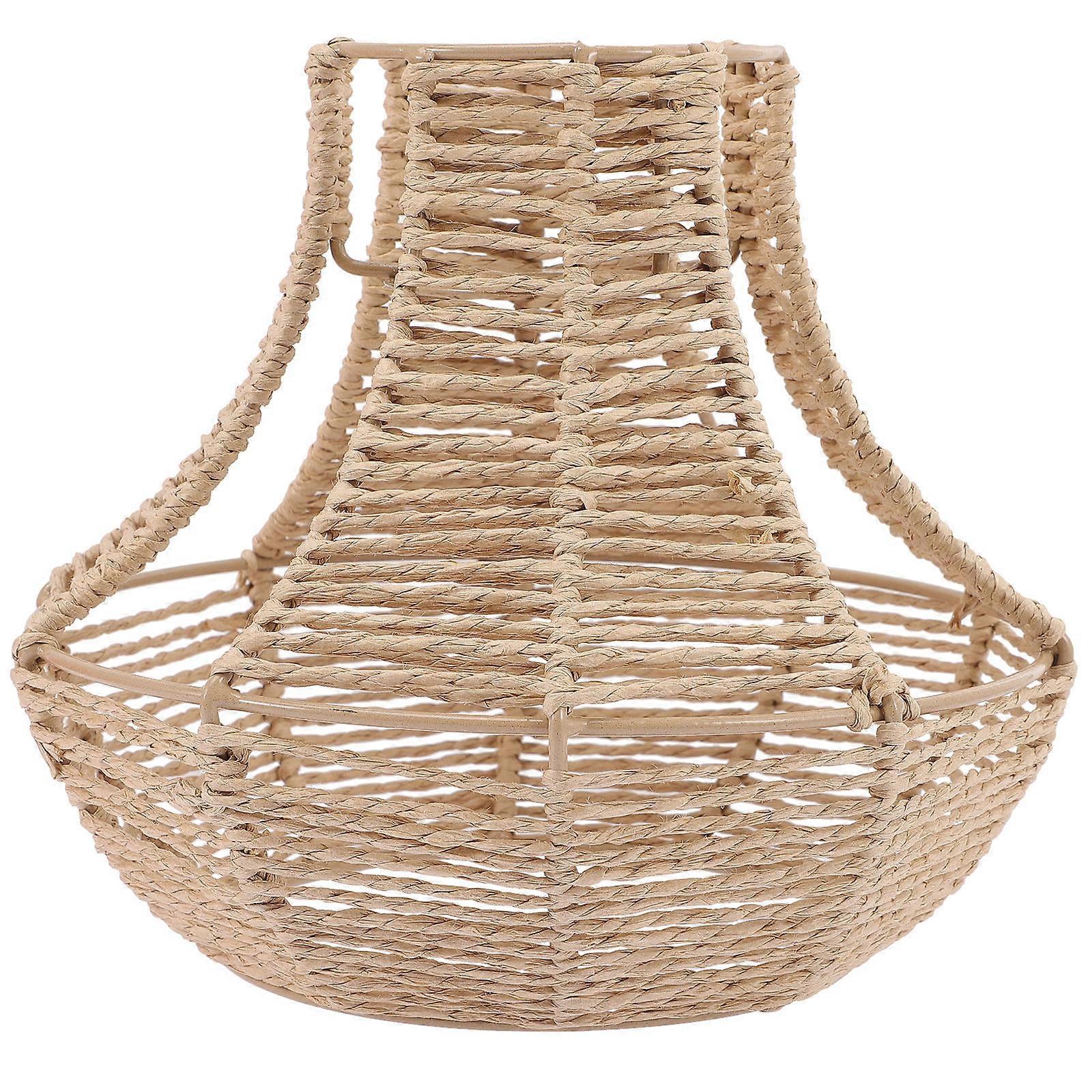 Rattan Lamp Shade Decorative Imitation Rattan Lamp Shade for Decor
