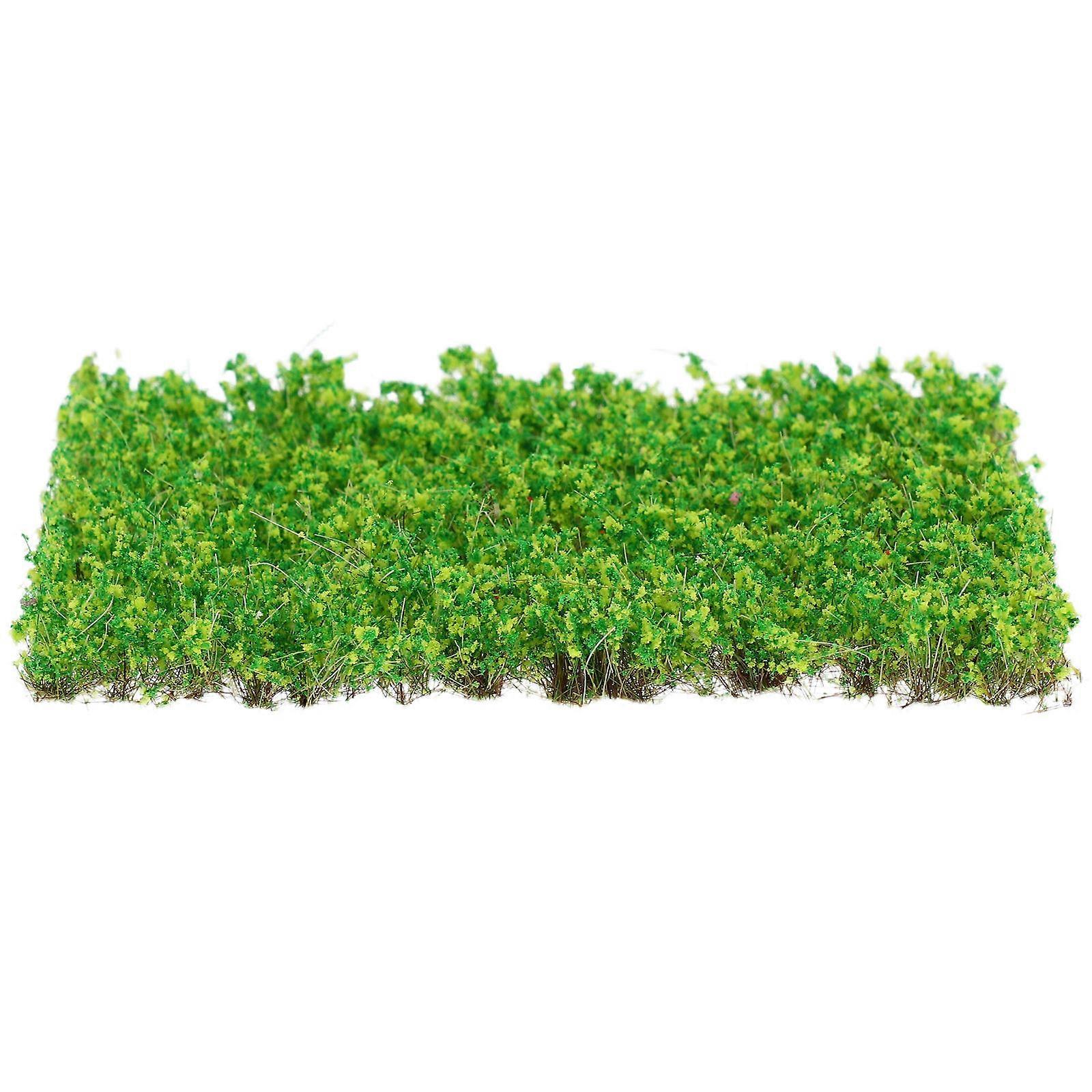 Mini Plant Clusters Artificial Grass Clusters Model Train Landscape Nylon Green Realistic Appearance 1Pcs