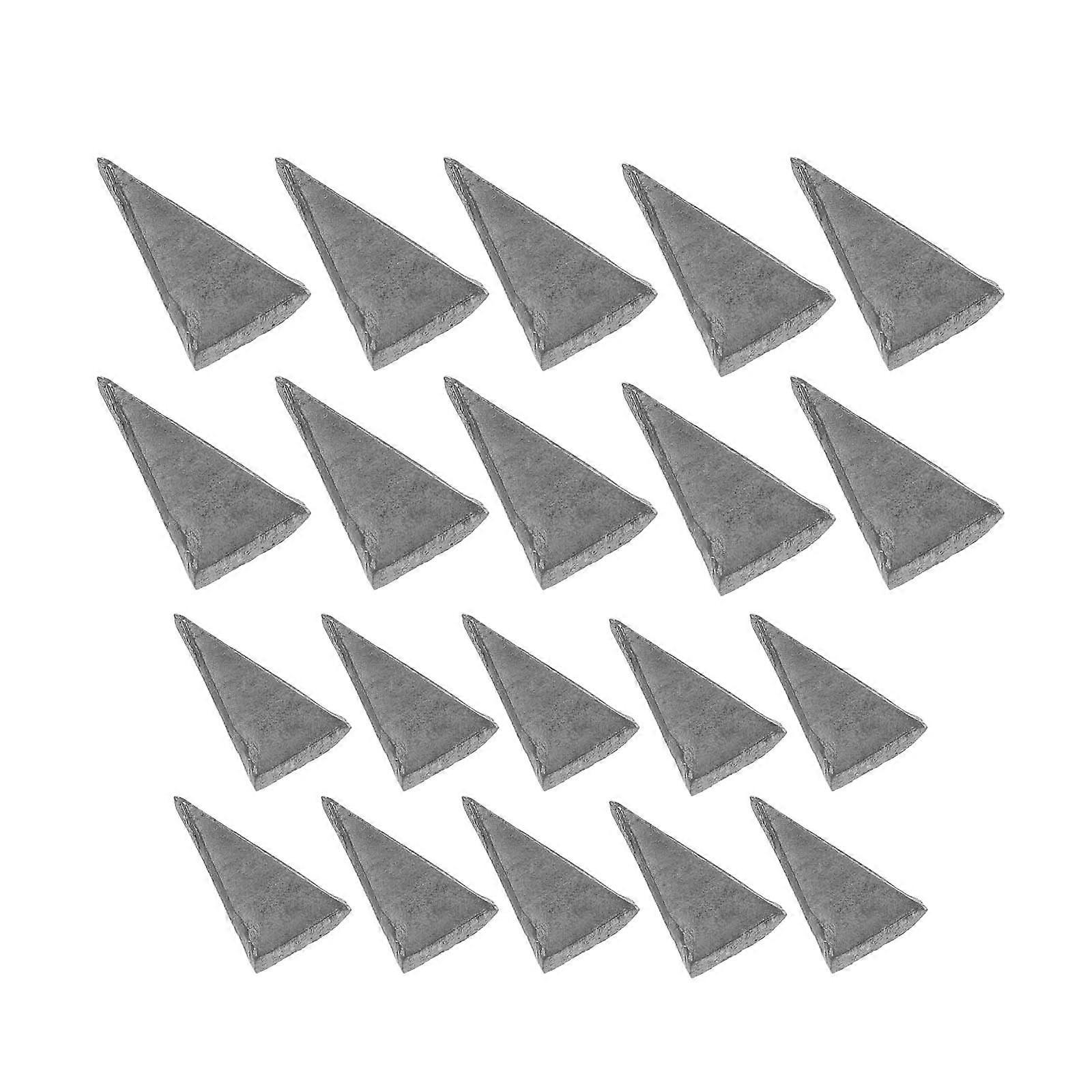 20Pcs Hammer Fixing Wedges For Home Repair And DIY Projects Triangular Iron Tool Reinforcement