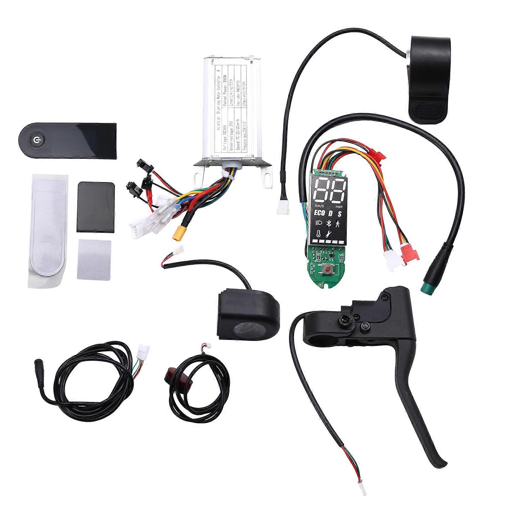 36V 350W Controller Dashboard Accelerator Scooter Bytessats för E-Scooter Controller Accelerator