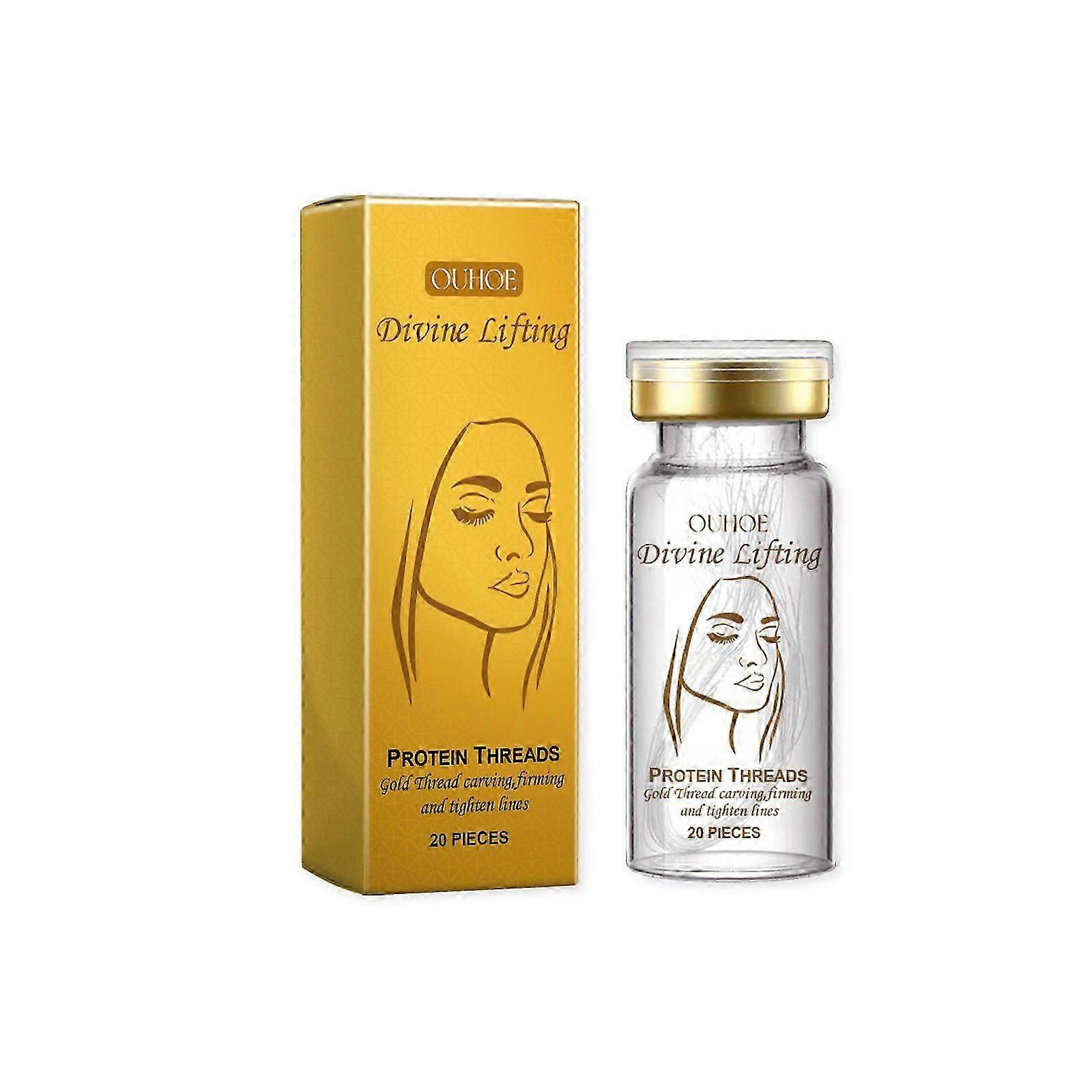 Revitalizing AntiWrinkle Protein Threads with Hydrolyzed Silk  Hydrating, Firming, and Contouring Facial Treatment to Reduce Wrinkles, Boost Collagen