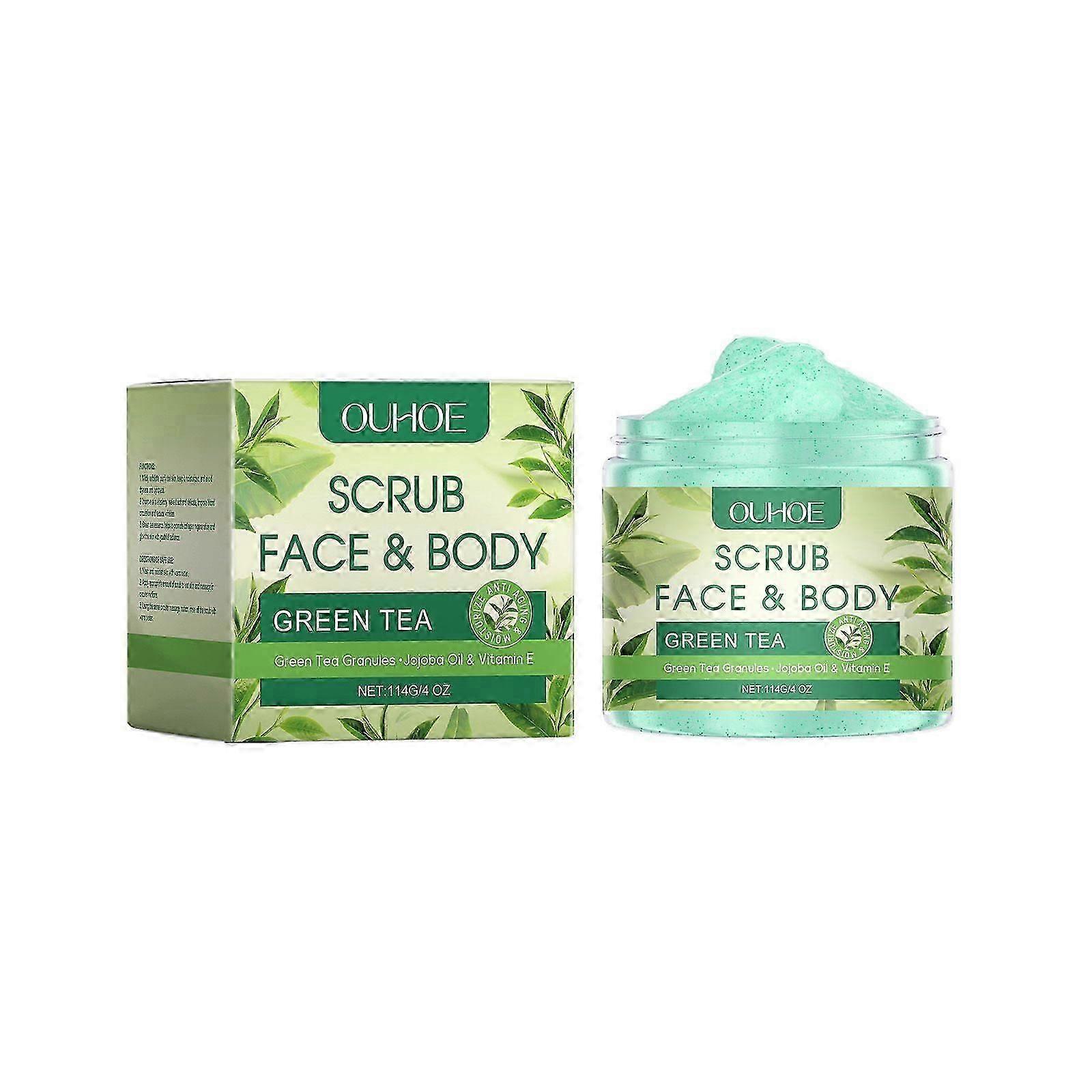 Green Tea Exfoliating Scrub Gel - Gentle Moisturizing Face
