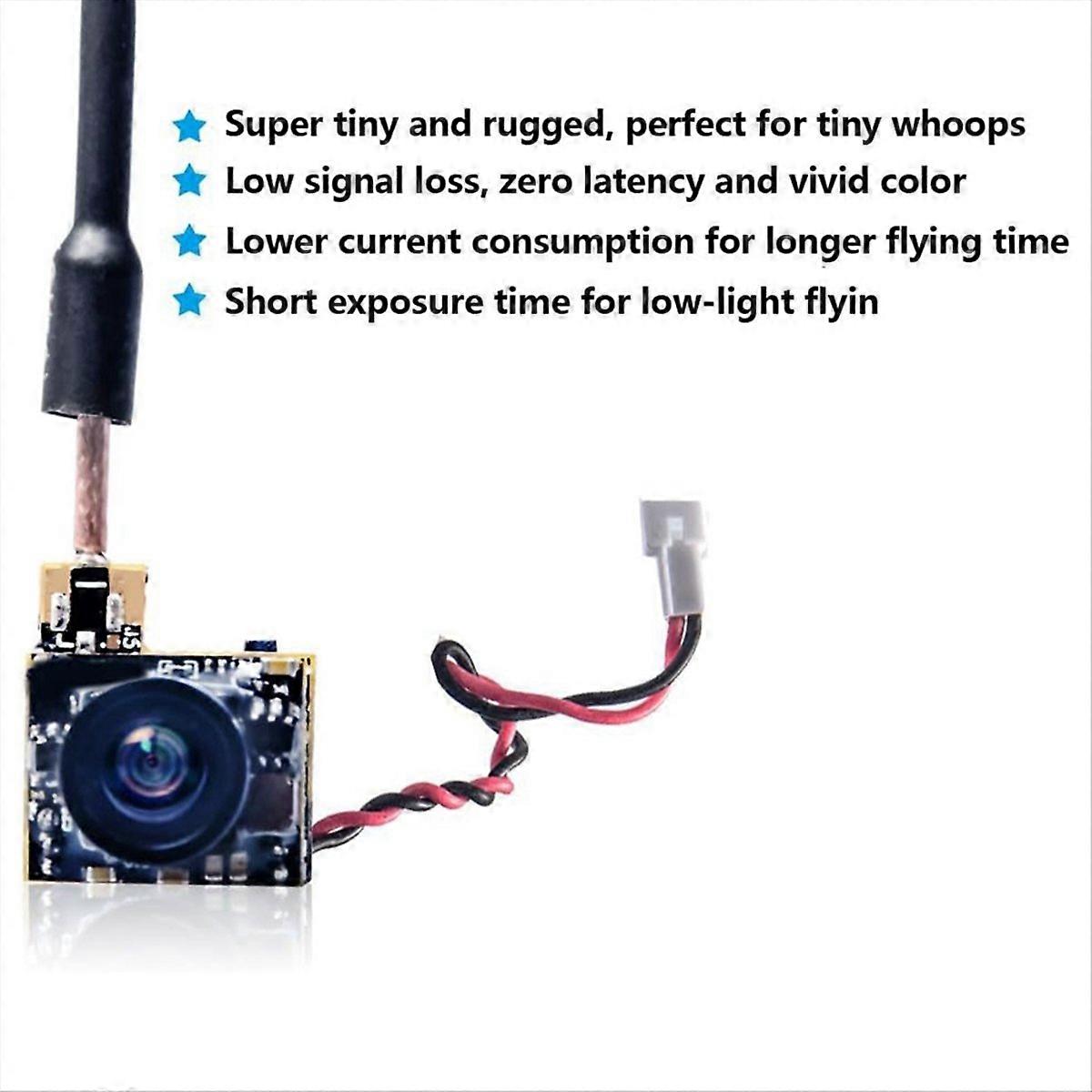 Micro-Type AIO 800TVL Camera 5.8GHz 25mW FPV  mitter with Dipole Brass Antenna Combo for FPV Quadcopter Drone 701U-A