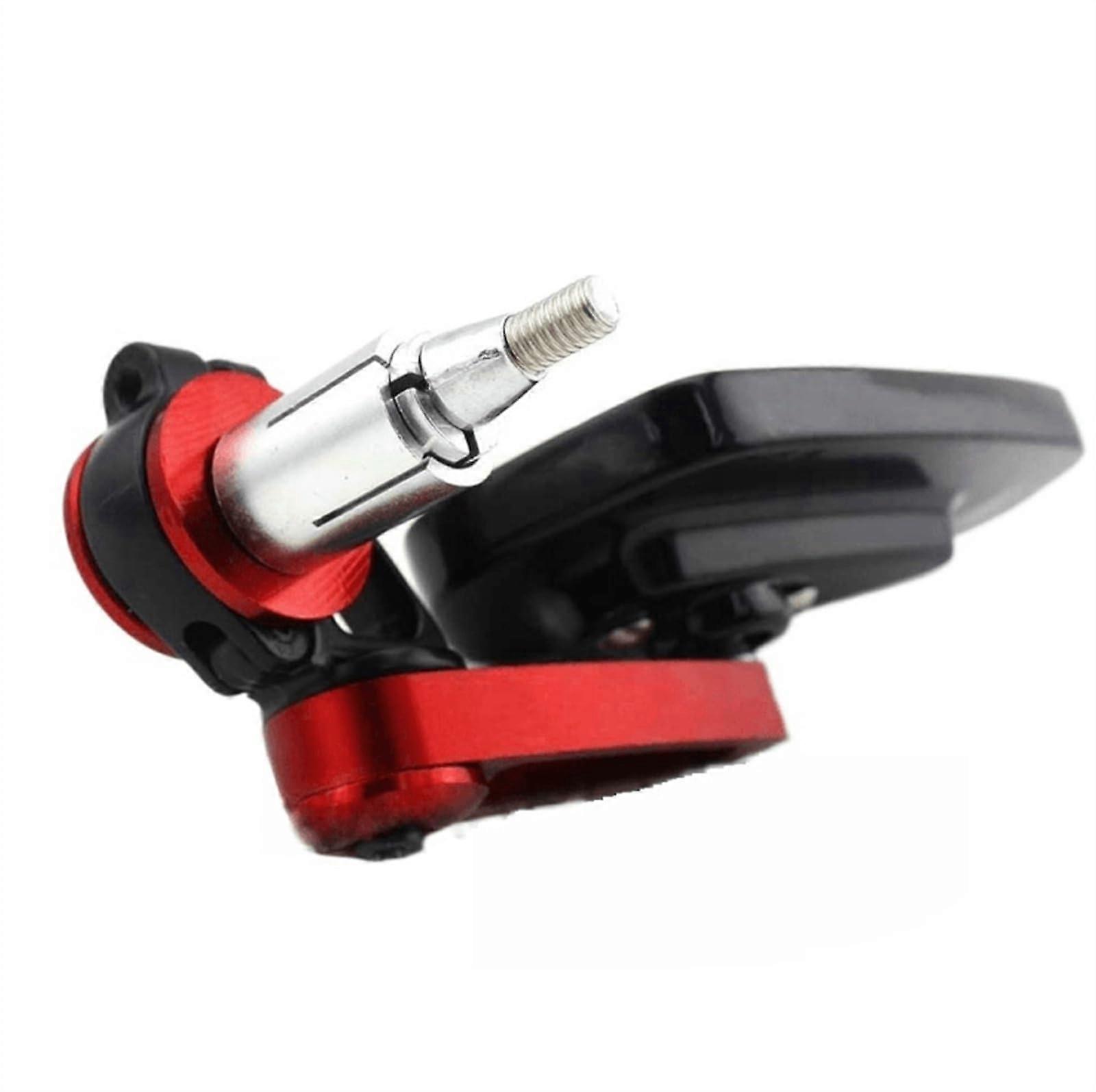Red 7/8 Inch CNC Aluminum Motorcycle Handlebar Mirrors Universal Fit with Clear Convex Glass