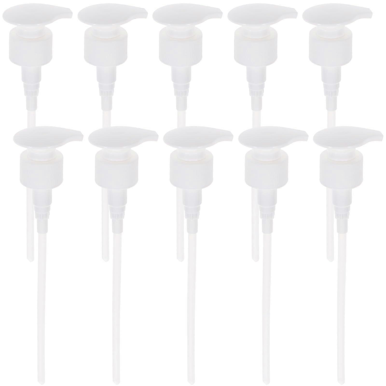 10pcs Soap Dispenser Pump Heads for Lotion Shampoo Bottles, Refillable with Stainless Steel Spring
