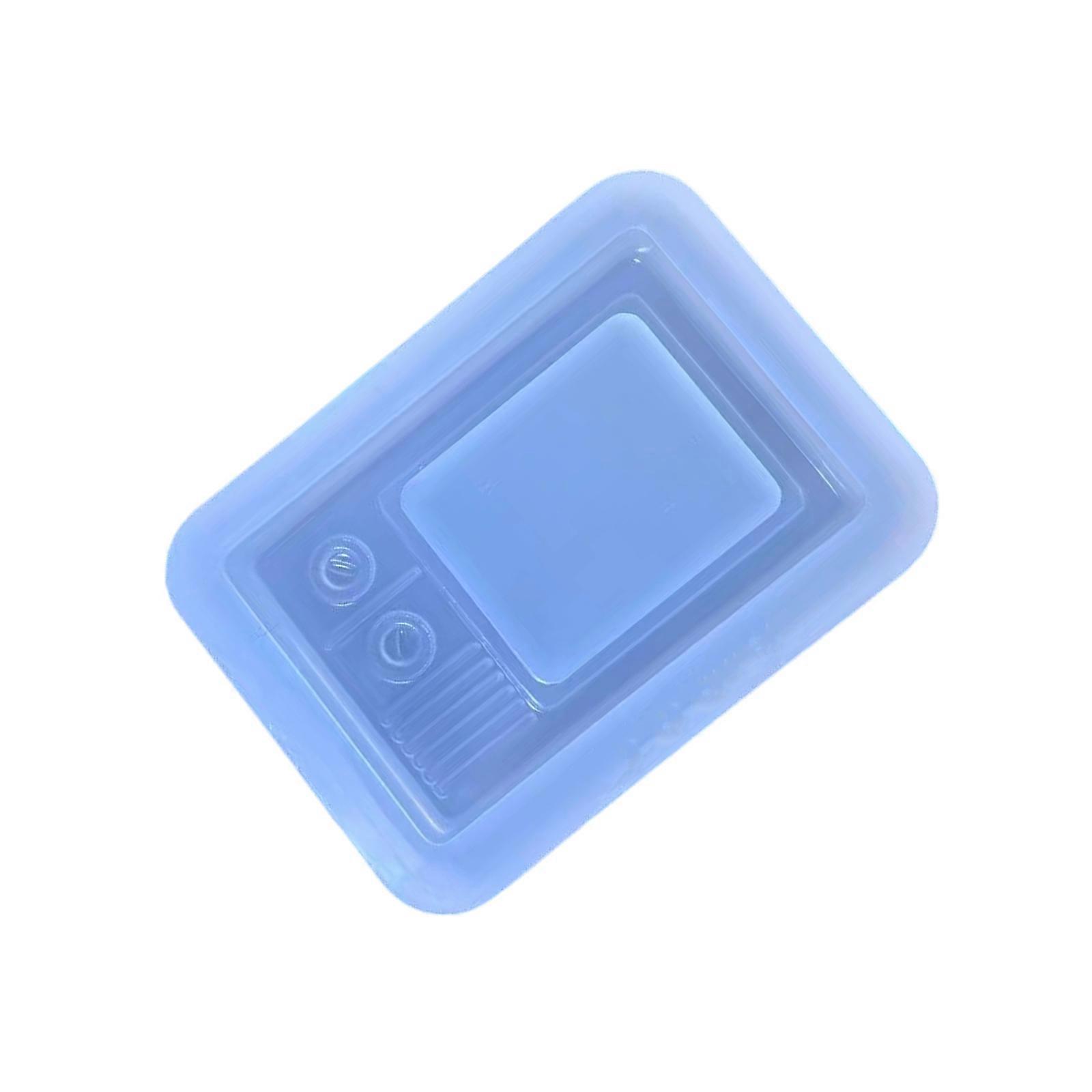 Easy Release Silicone Craft Mould in Television Shapefor Handmade Creation Heat Resistant Beginner Friendly Multicolor