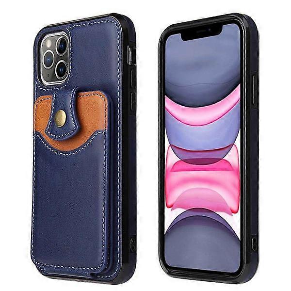 Compatible with iPhone 12 Pro - Case with Card Holder Dark Blue