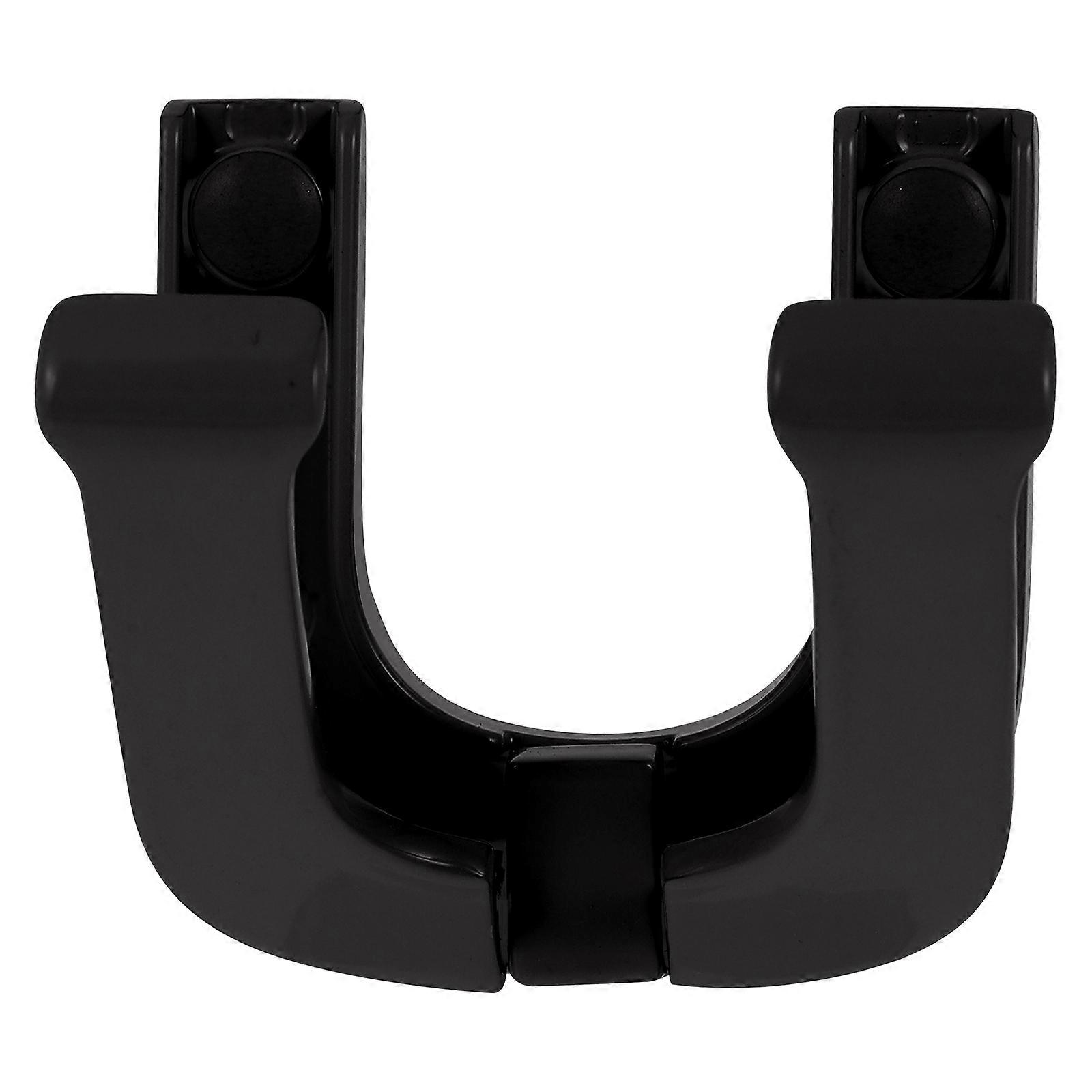 Foldable Hook Aluminum Coat Hook for Wall Mounted Use 3Pcs Black Set