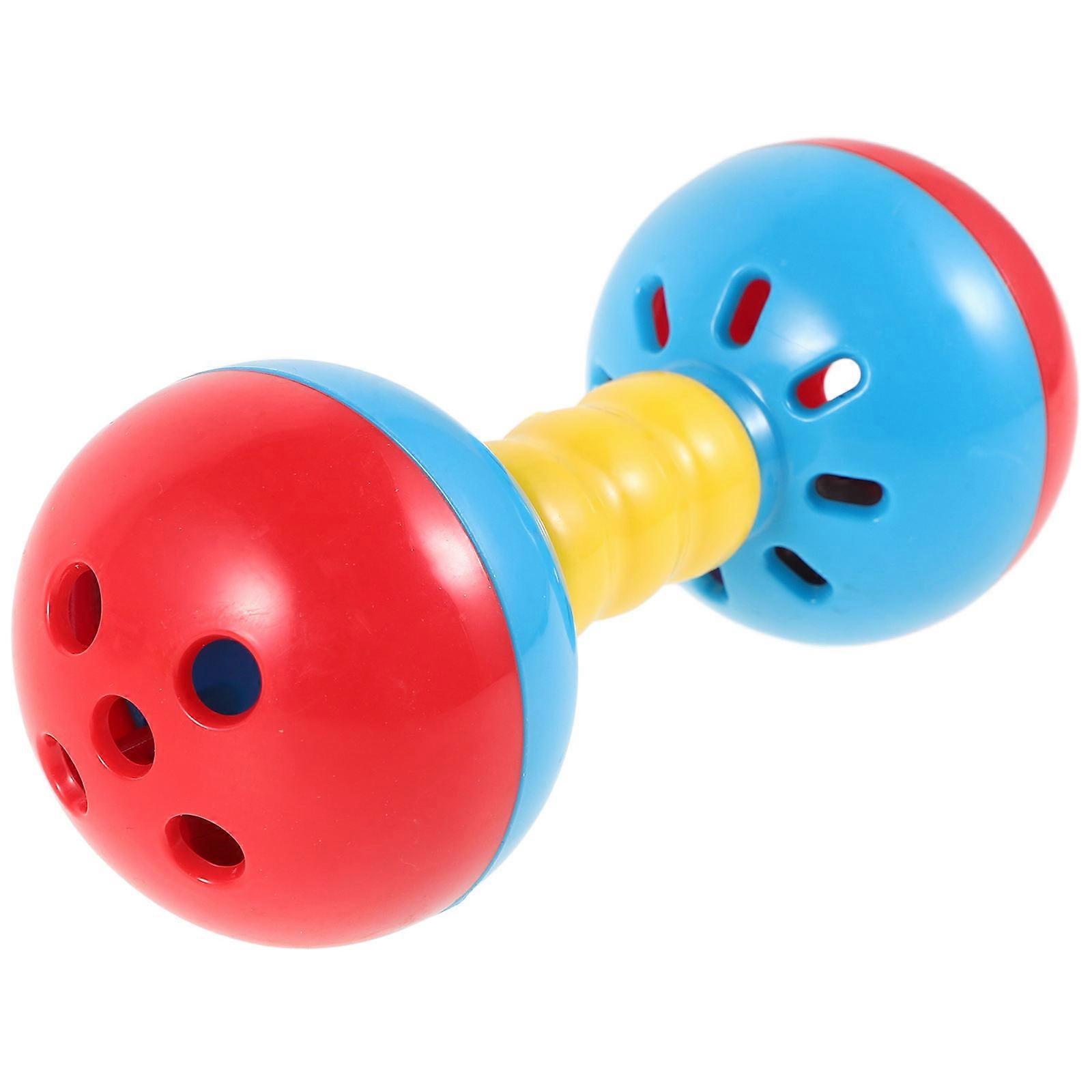 Double-Headed Infant Shaker Rattle Toys for Early Development