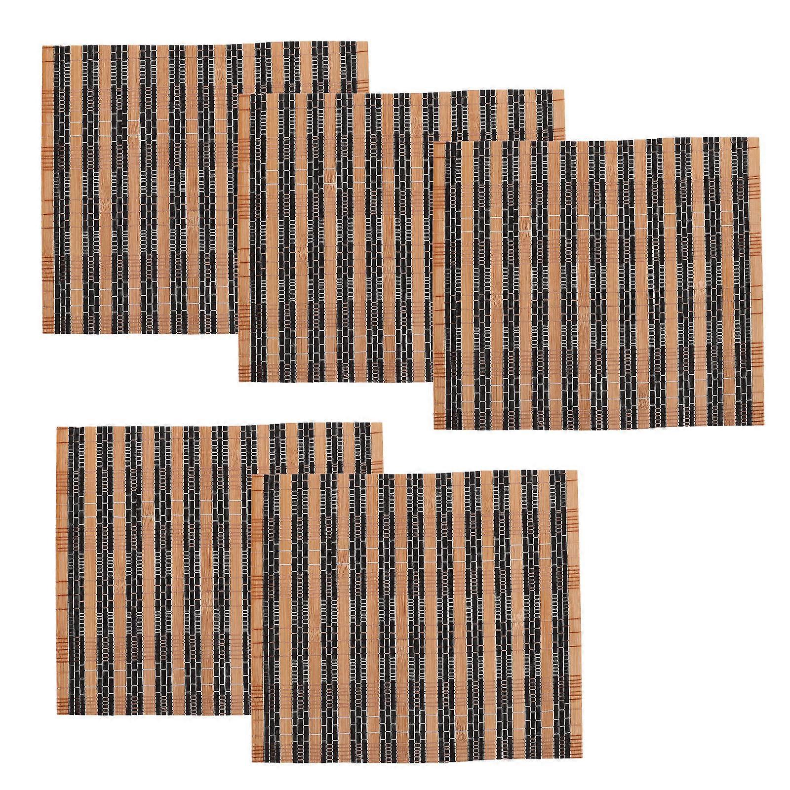 Bastumatta i bambu, värmeisolering för badhus, 5 st