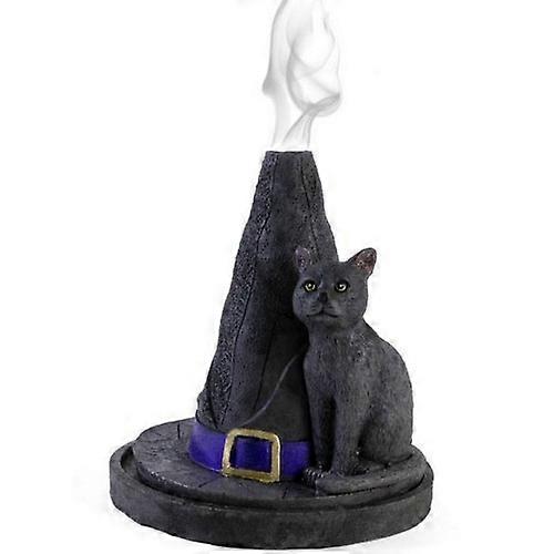 Lisa Parker Witch Hat With Cat Incense Cone Holder