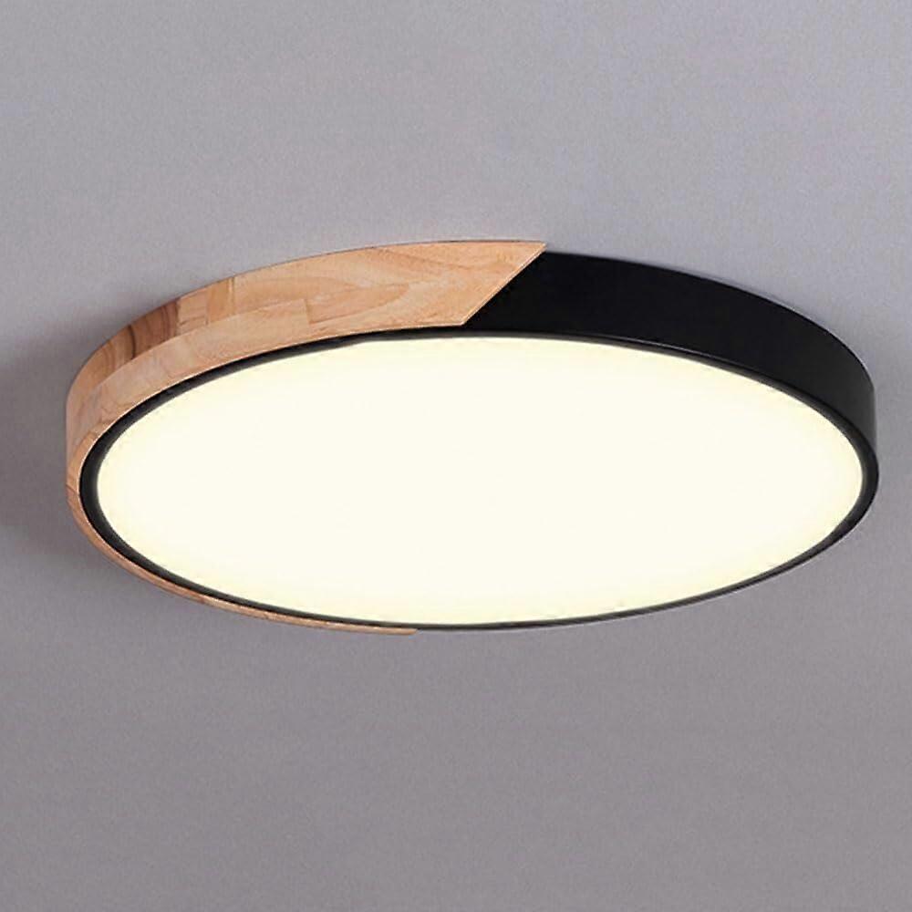 Dimmable LED Flush Mount Ceiling Light Fixture with Selectable Color Temperature, Modern 40cm