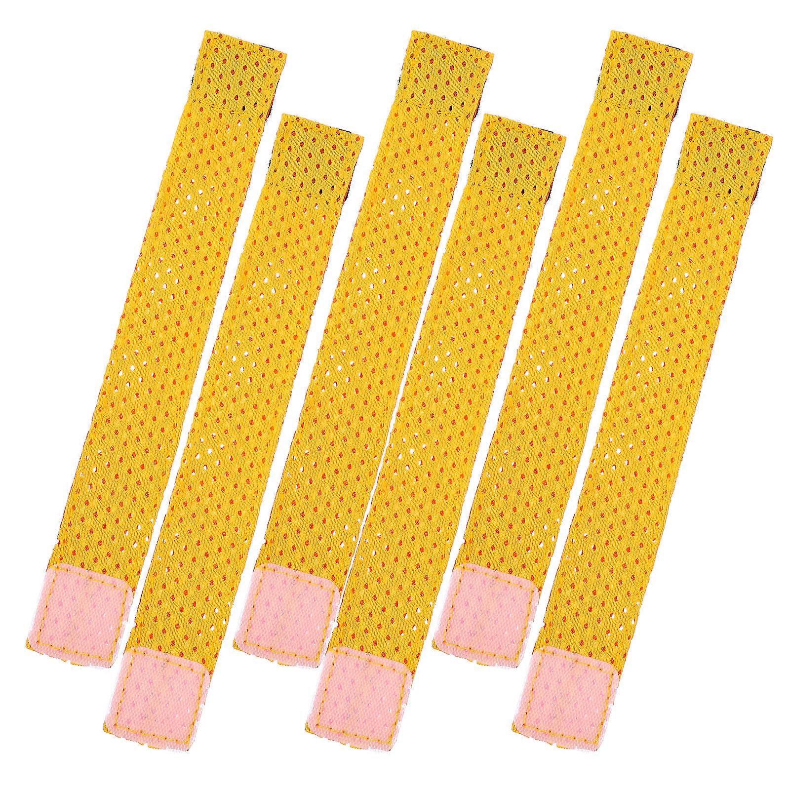 Strap Sleeve Holders for Curtain 6Pcs Adjustable Elastic Sleeve Bands