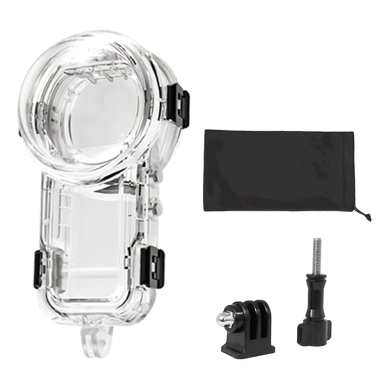 Dive Case Waterproof 60m Invisible 360° Capture Protective Housing with Bracket for Insta360 X5