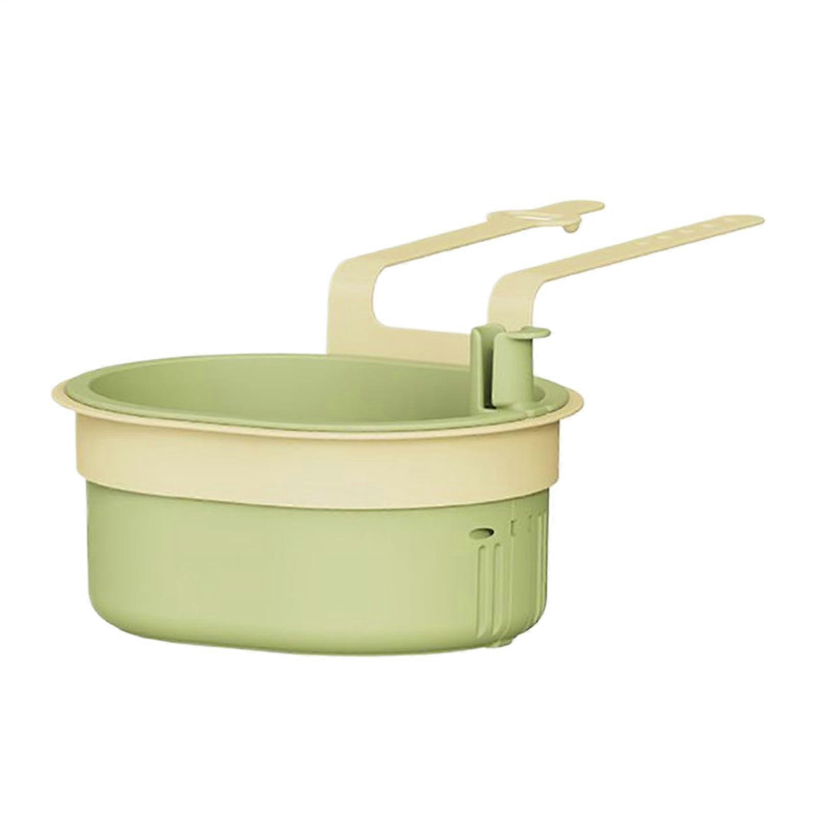 Sink Drain Basket Silicone Foldable Filter, 5.91x9.84x3.54 In, Adjustable Food Waste Strainer