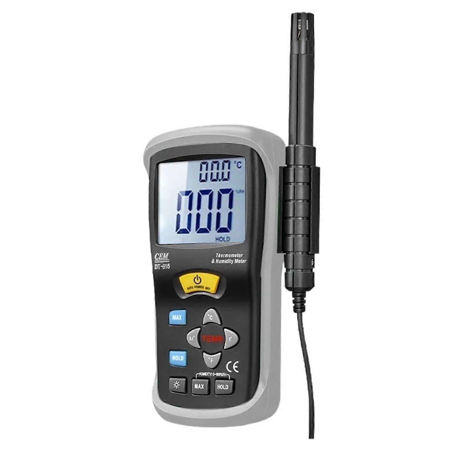 DT615 Digital Temperature and Humidity Tester KType Thermometer with Accurate Readings