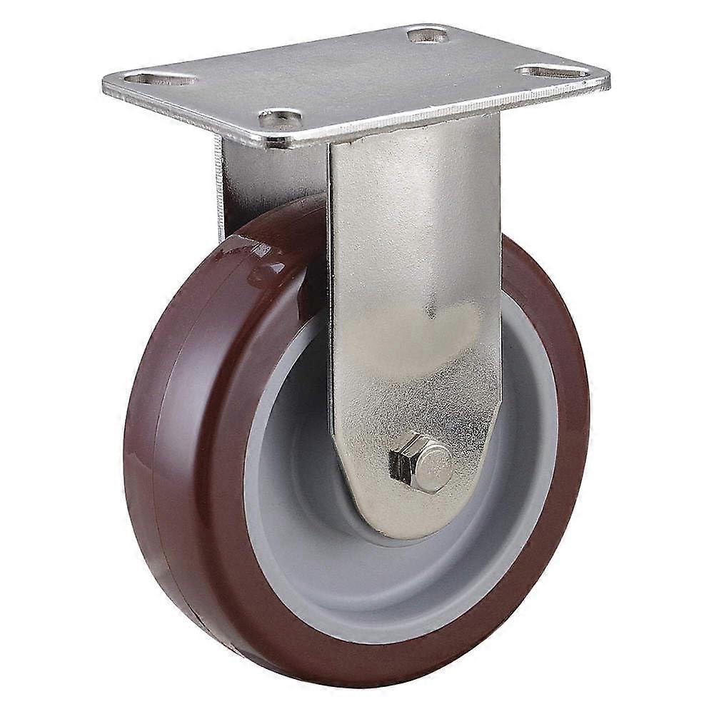 Caster Wheel Replacement for 33H939, 6 3/16 Inch Rigid Polyurethane, Durable and Floor Safe