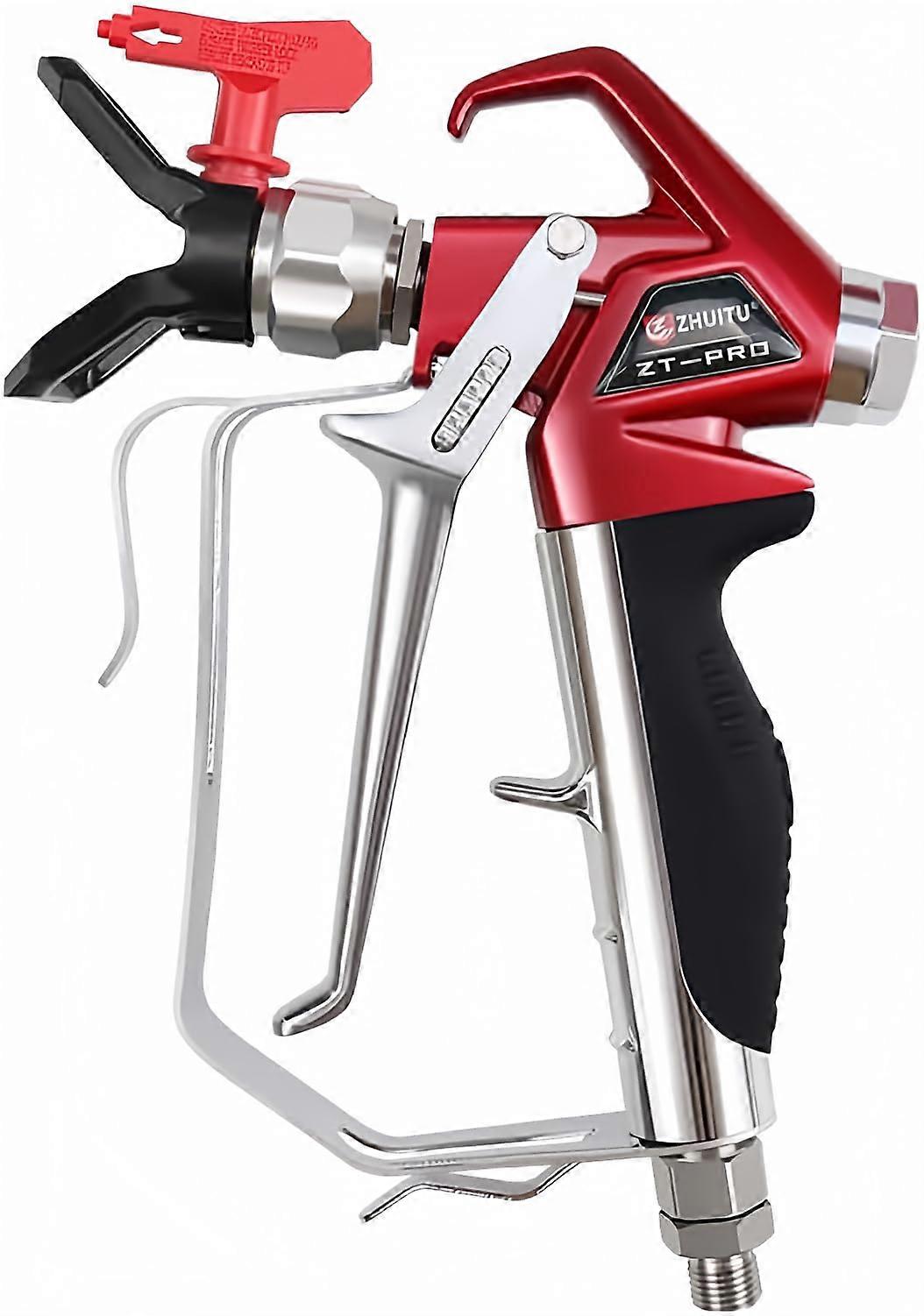 Airless Paint Spray Gun 4000 PSI  Pressure with Reversible 517 Tip Guard and Swivel Joint