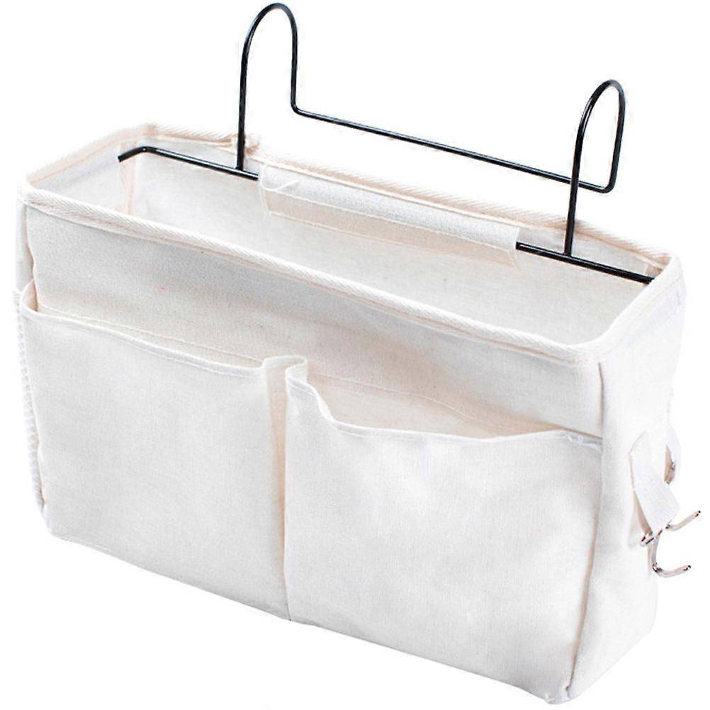 Home Storage Bag Practical Hanging Bag for Dormitory 3Pcs White