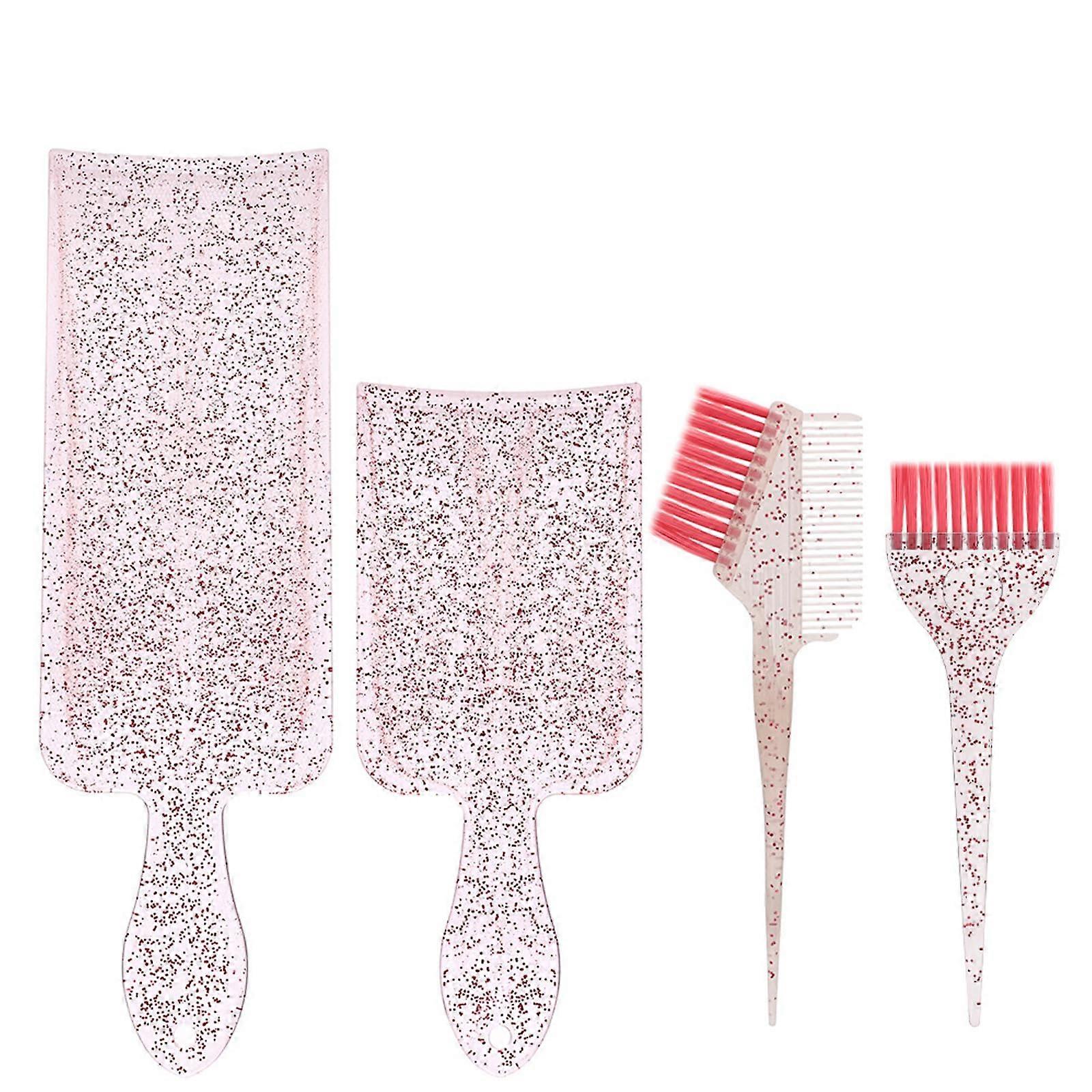 Professional Hair Coloring Kit with Brushes and Highlighting Boards for Precise Application