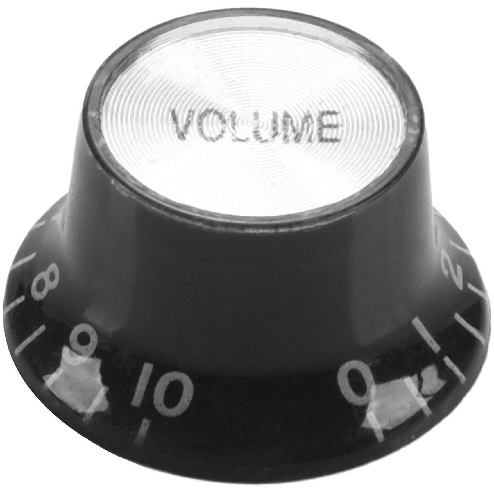 Guitar Knobs 10 Volumes and 10 Tones Silver Top Hat Bell