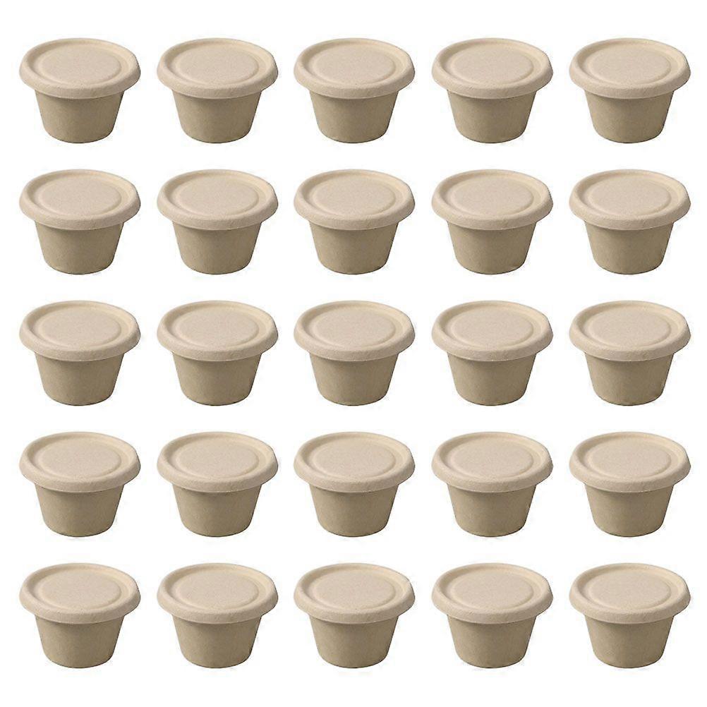 50pcs Sealing Condiment Containers Small To Go Boxes Appetizer Boxes Packing Sauce Cups