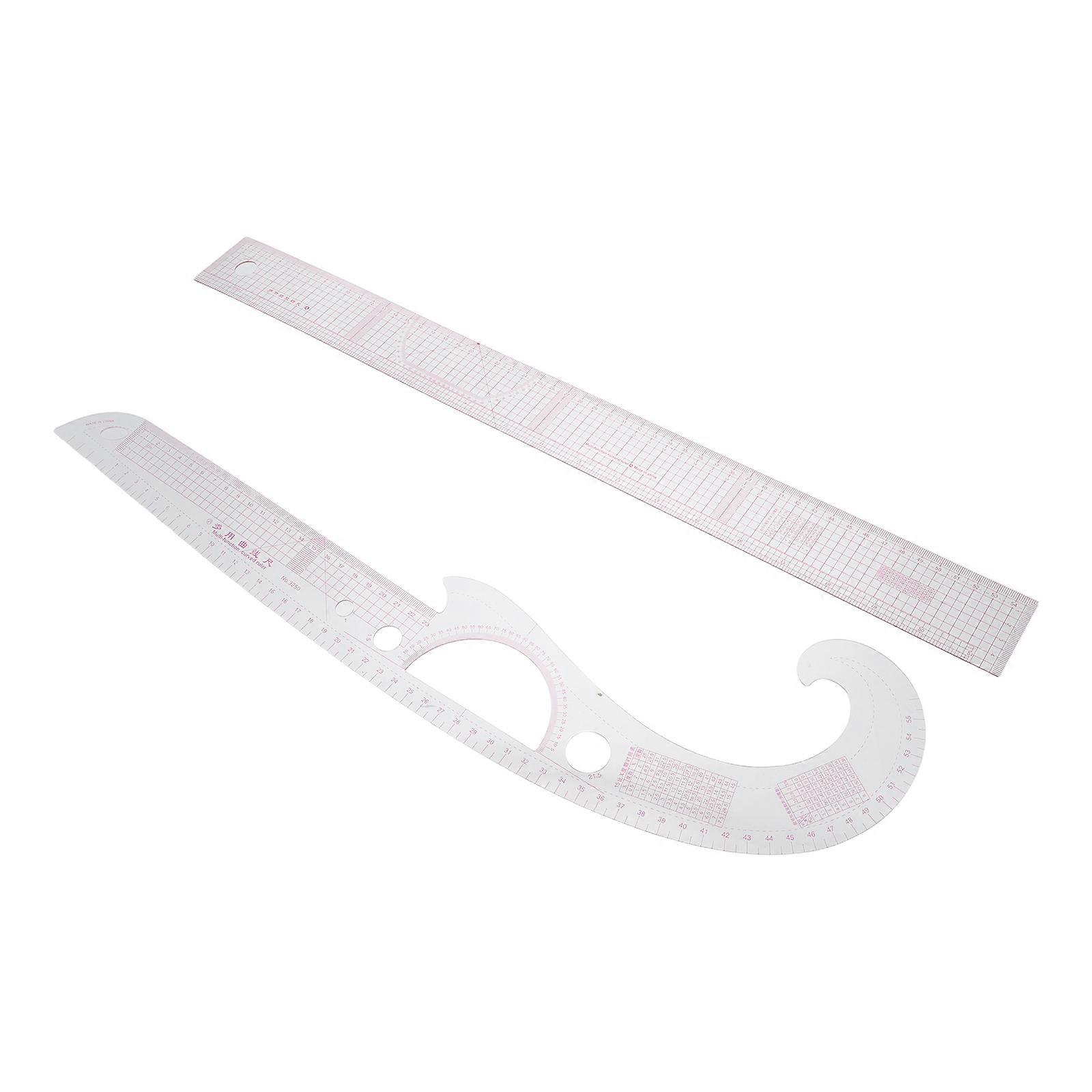 Tailor Craft Tools Transparent Curve Ruler for Sewing 1Set