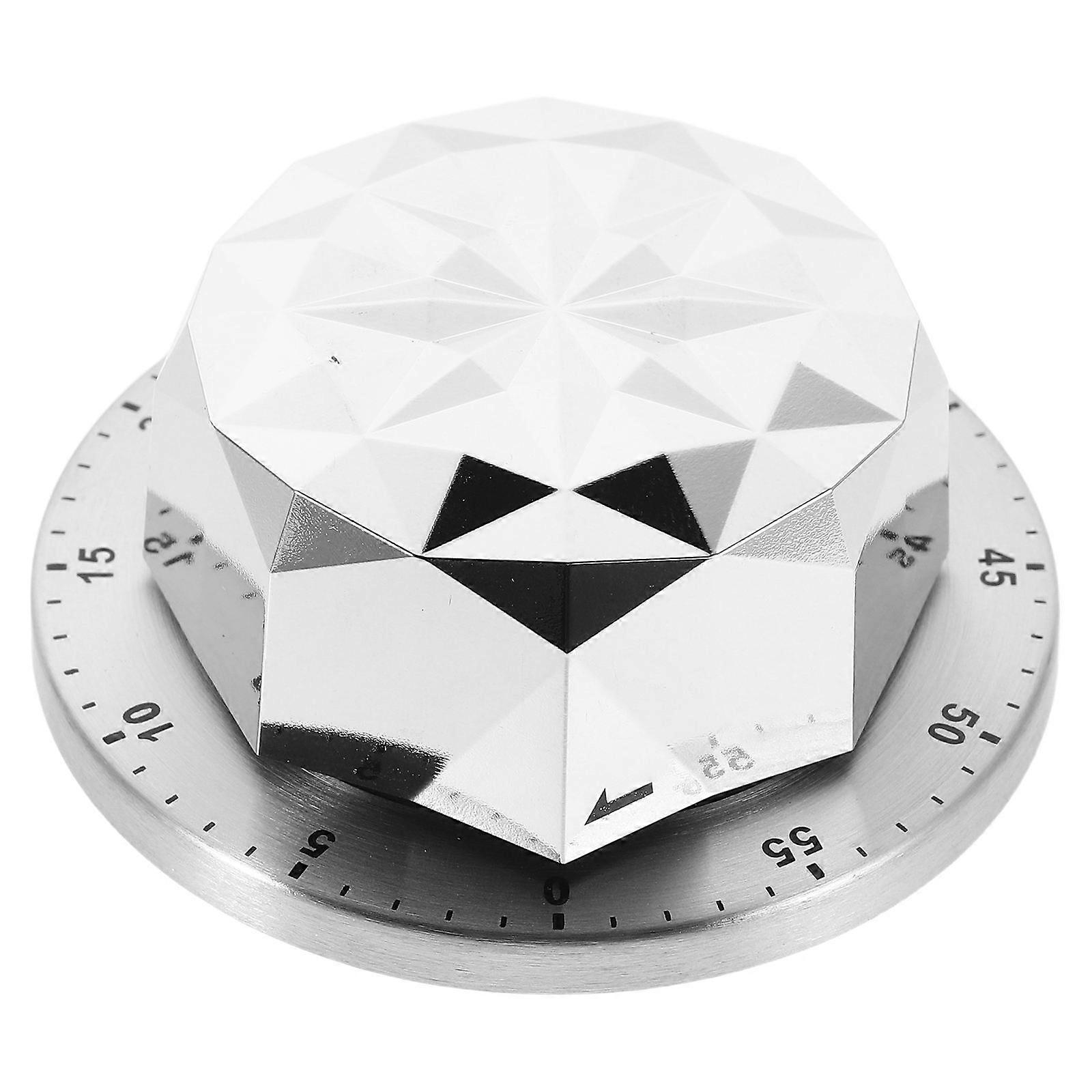 Kitchen Timer Stainless Steel Mechanical Timer for Versatile Kitchen Use