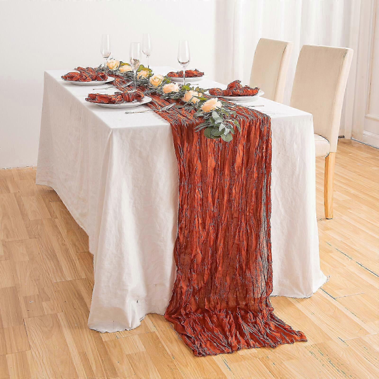 Gauze Wedding Cheesecloth Table Runner,Wedding Table Decor,Styling Rustic Runner 26s